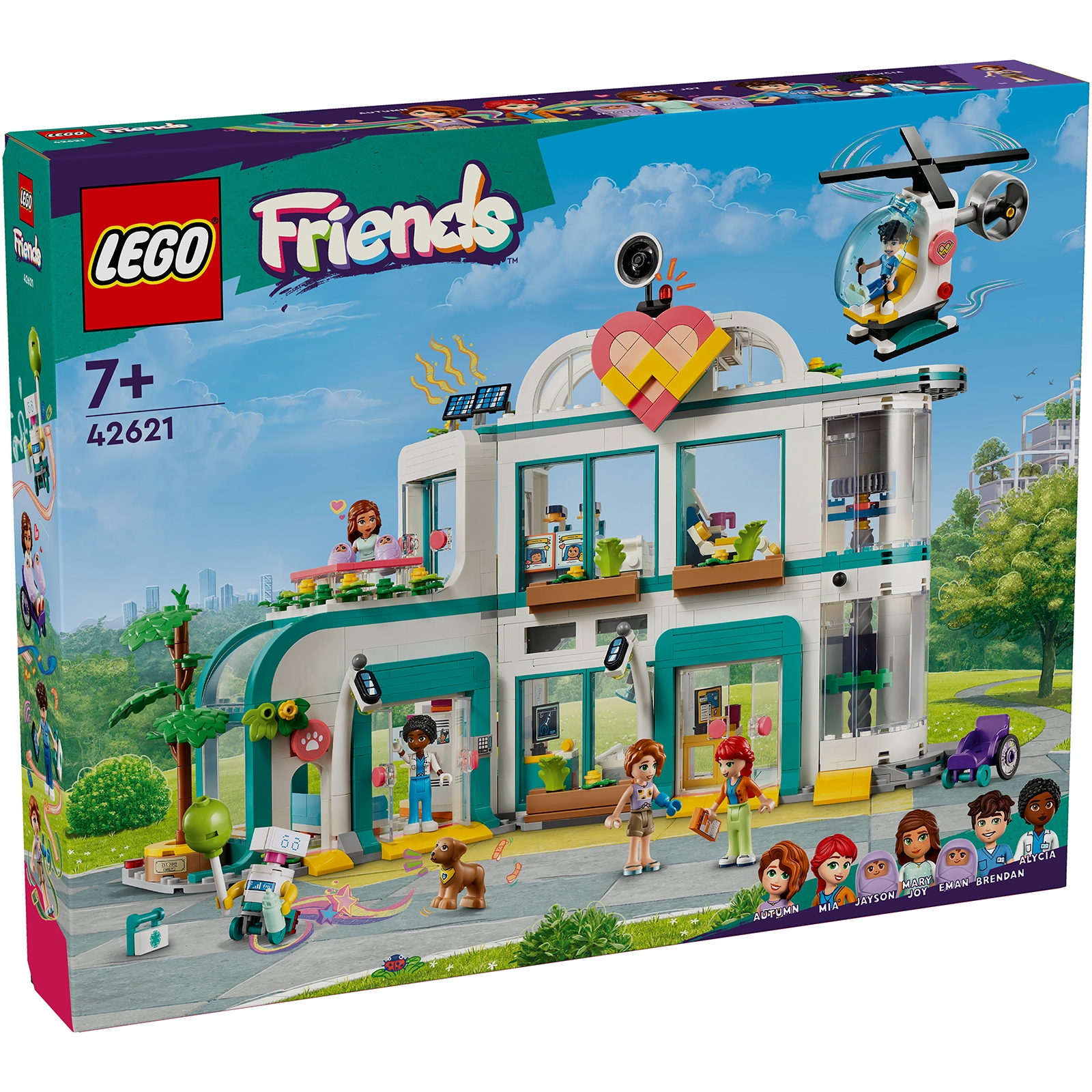 Image of LEGO Friends Heartlake City Hospital Toy Set 42621