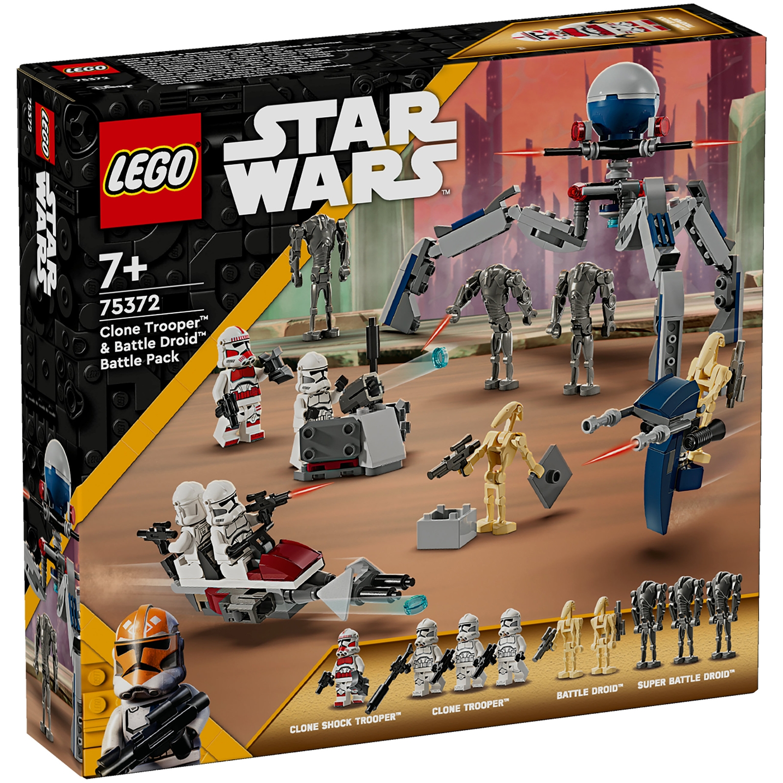 Image of 75372 LEGO® STAR WARS™ Clone Trooper™ & Battle Droid™ Battle Pack