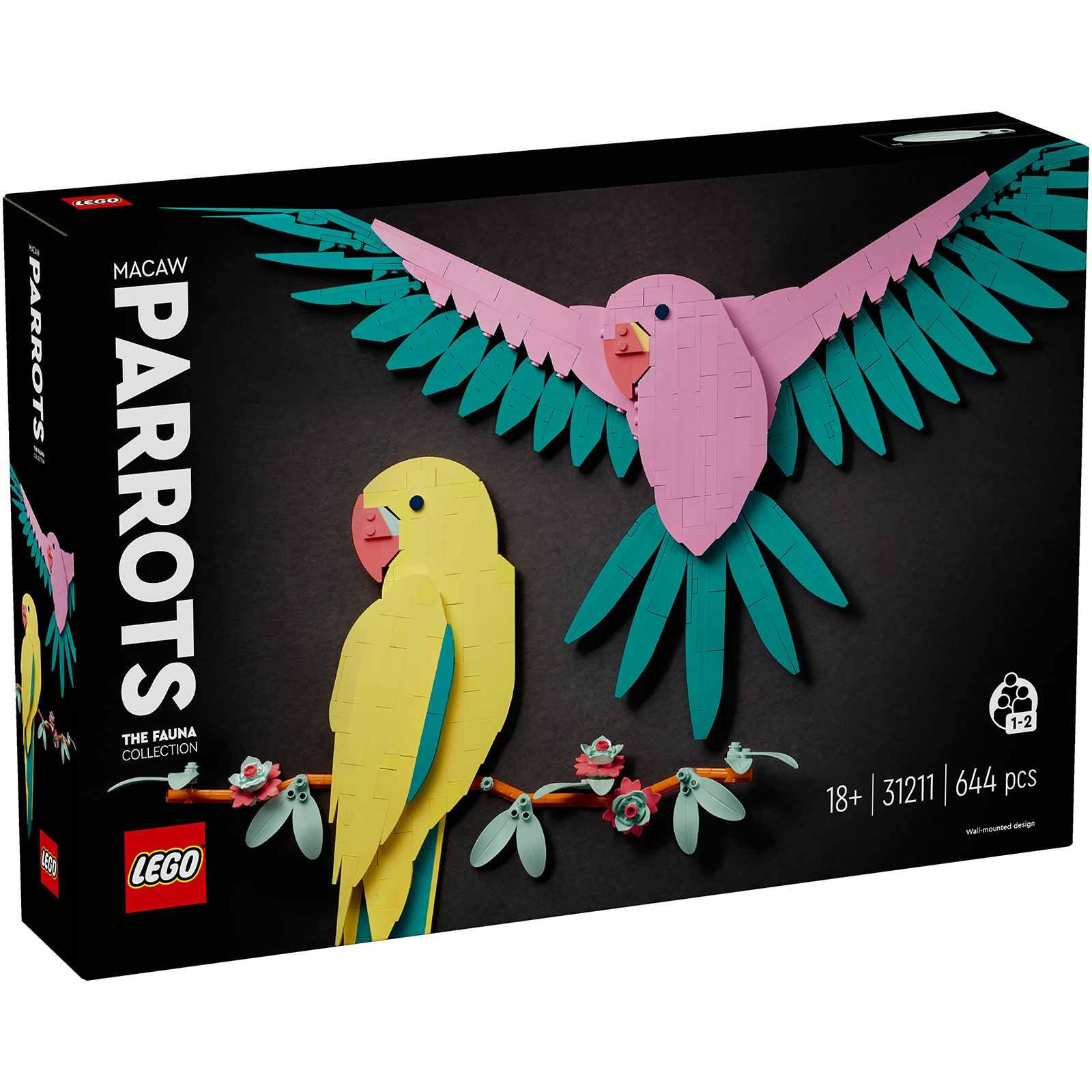 LEGO Art The Fauna Collection - Macaw Parrots Set 31211