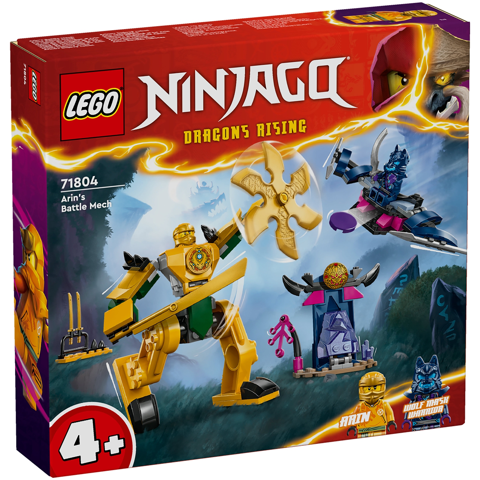 LEGO NINJAGO Arin’s Battle Mech Action Figure Toy Set 71804