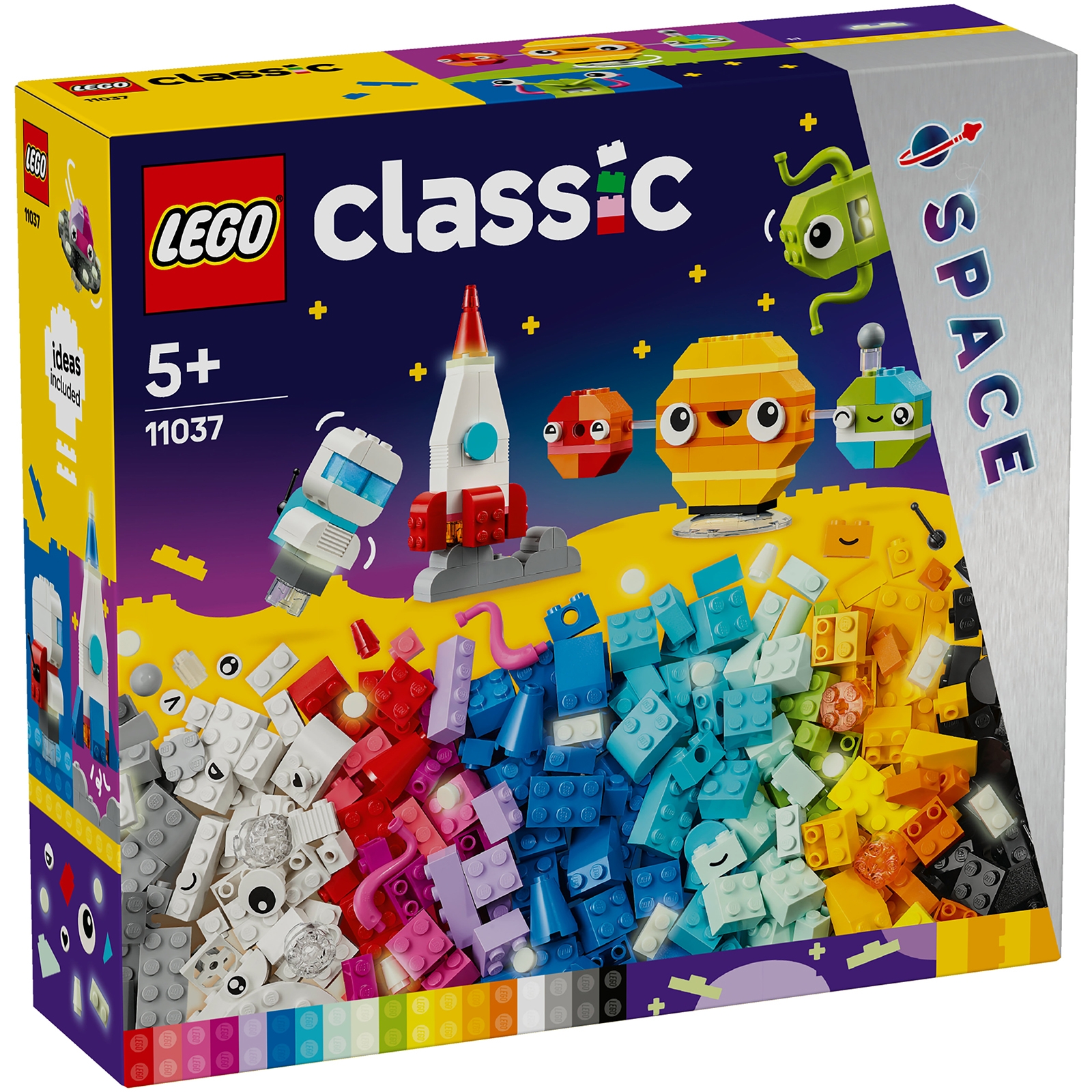 LEGO Classic Creative Space Planets with Toy Rocket 11037