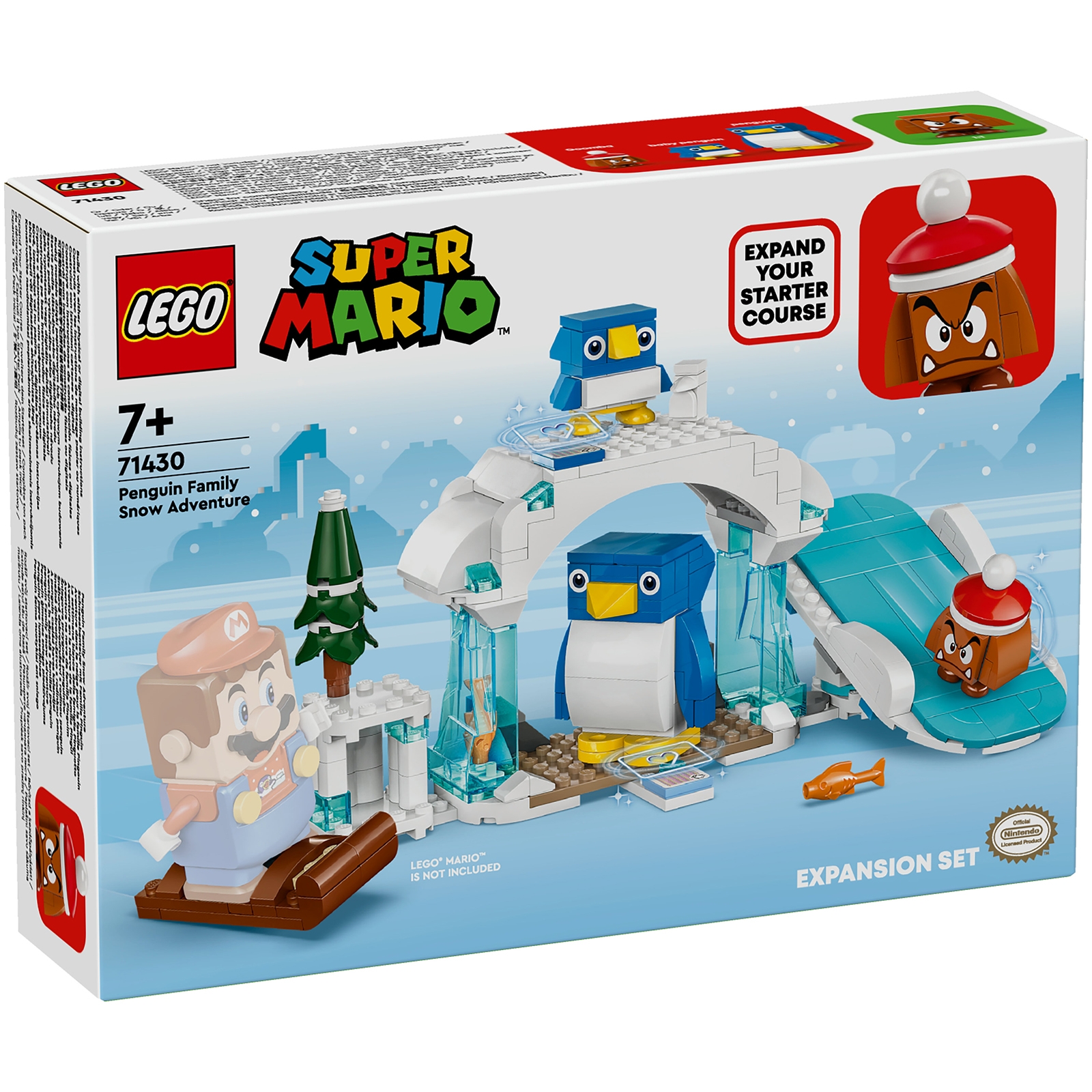 Image of 71430 LEGO® Super Mario™ Snow adventure with the Penguin Family - Extension Set