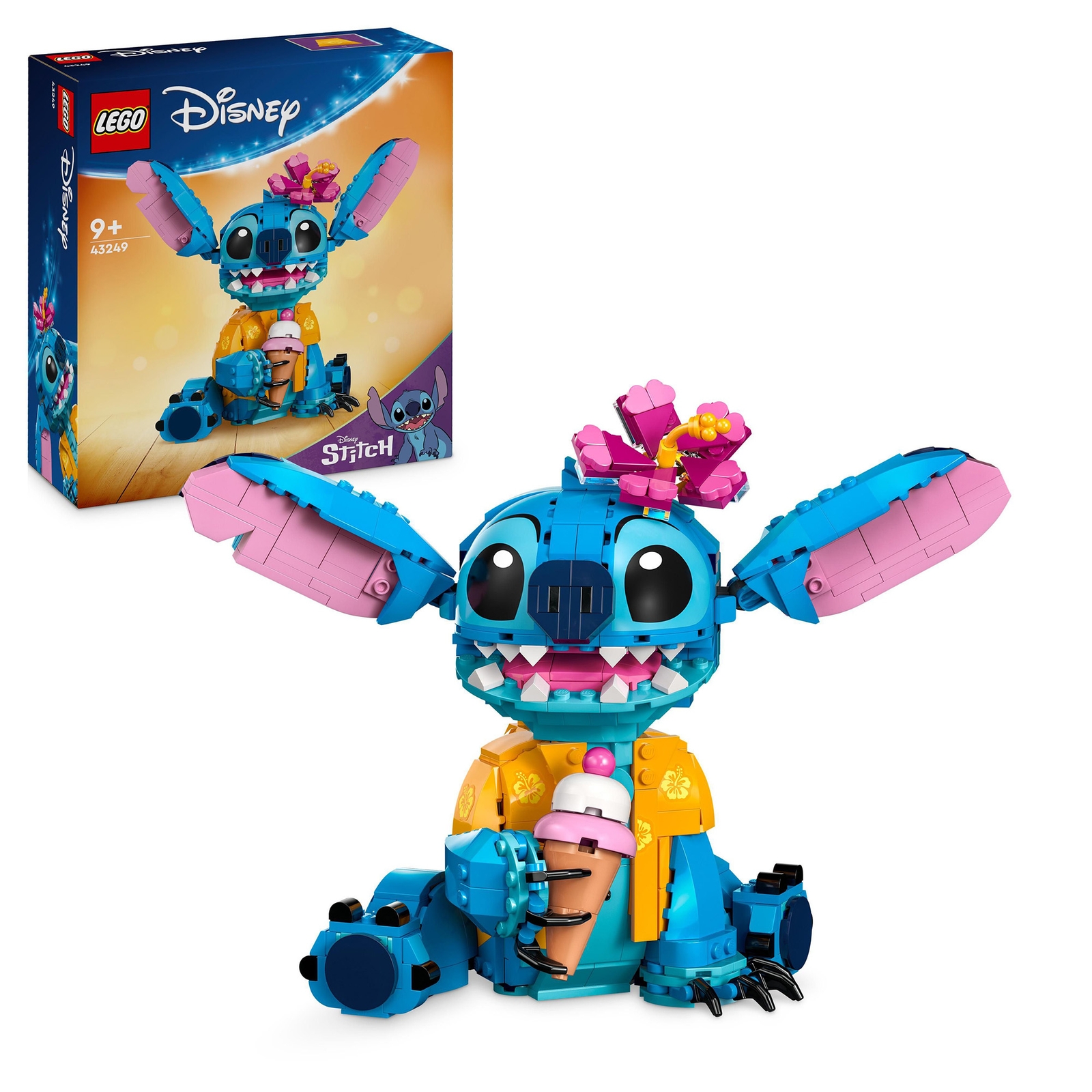 LEGO | Disney Stitch Buildable Kids' Toy Playset with Ice-Cream Cone 43249