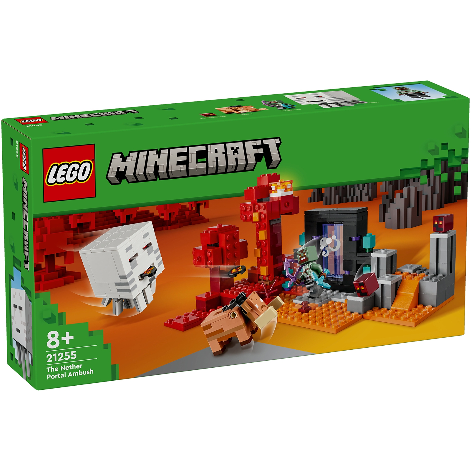 LEGO Minecraft The Nether Portal Ambush Building Toy 21255