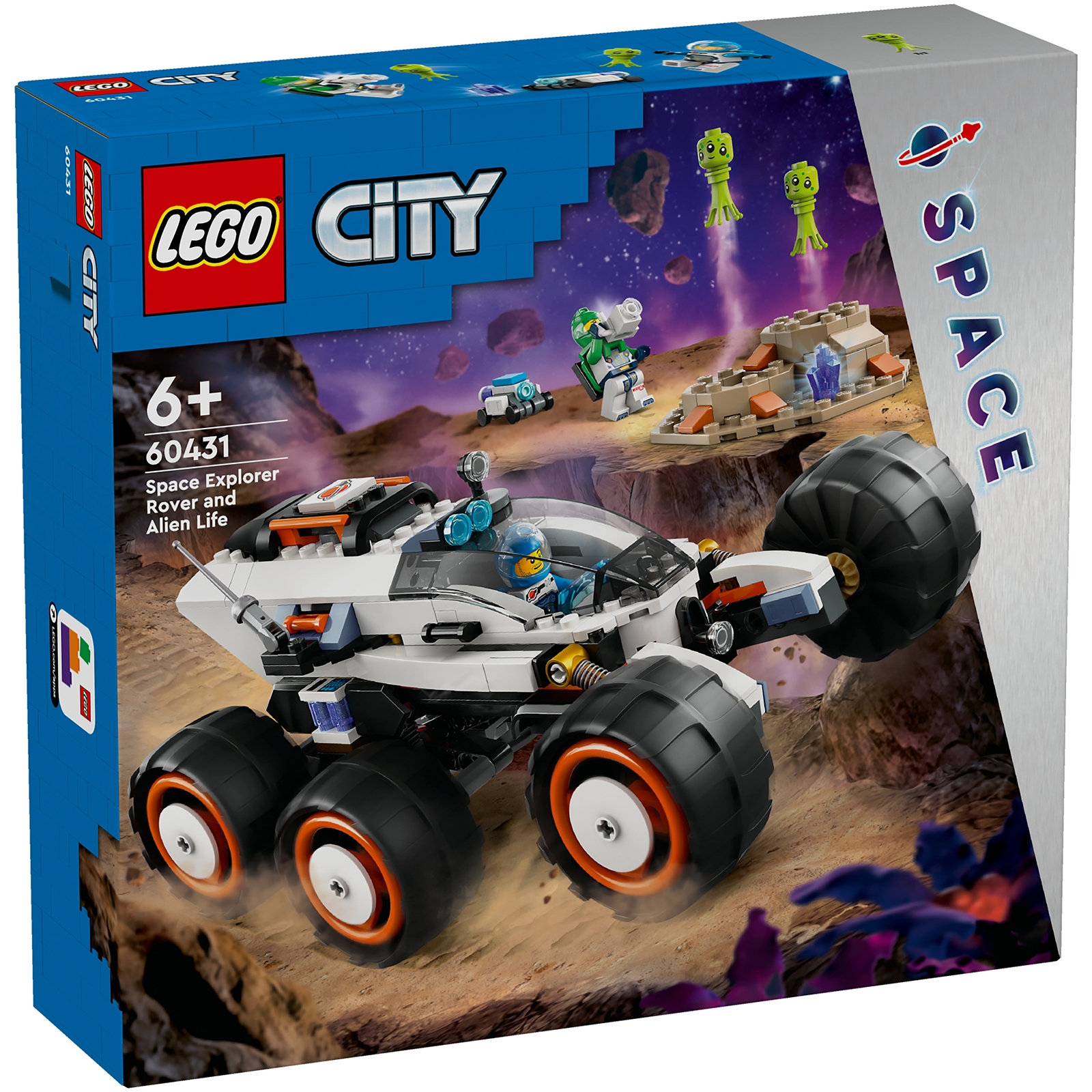 LEGO City Space Explorer Rover and Alien Life Toy Set 60431