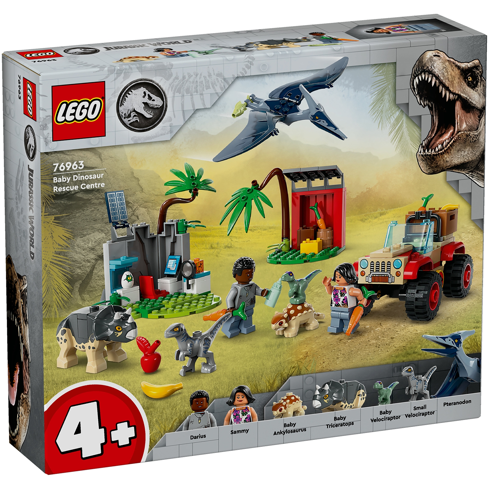 Image of 76963 LEGO® JURASSIC WORLD™ Baby Dino Rescue Centre