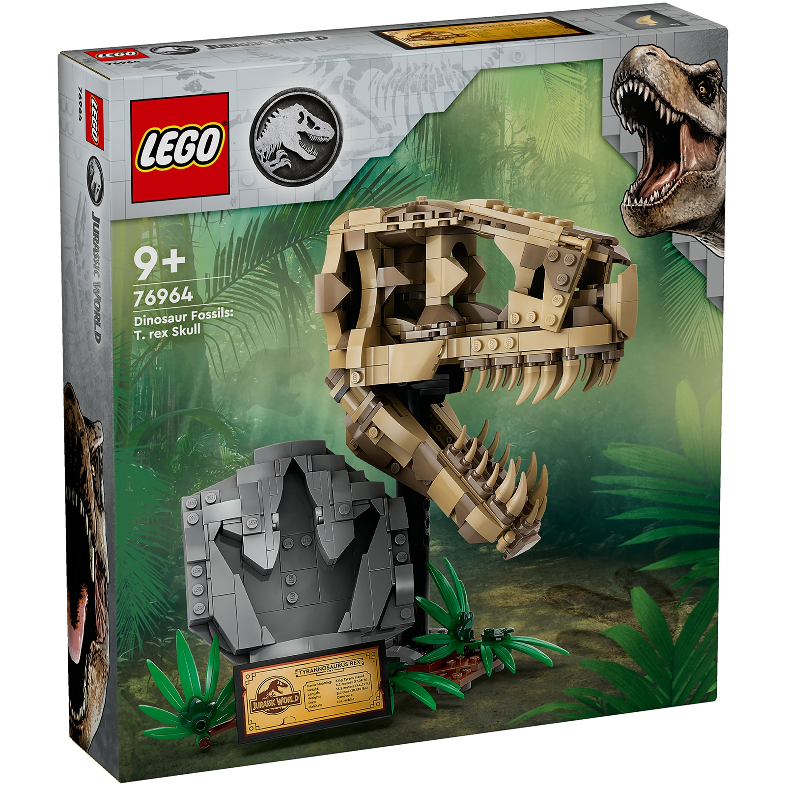 Image of 76964 LEGO® JURASSIC WORLD™ Dinosaur fossils: T.-rex head