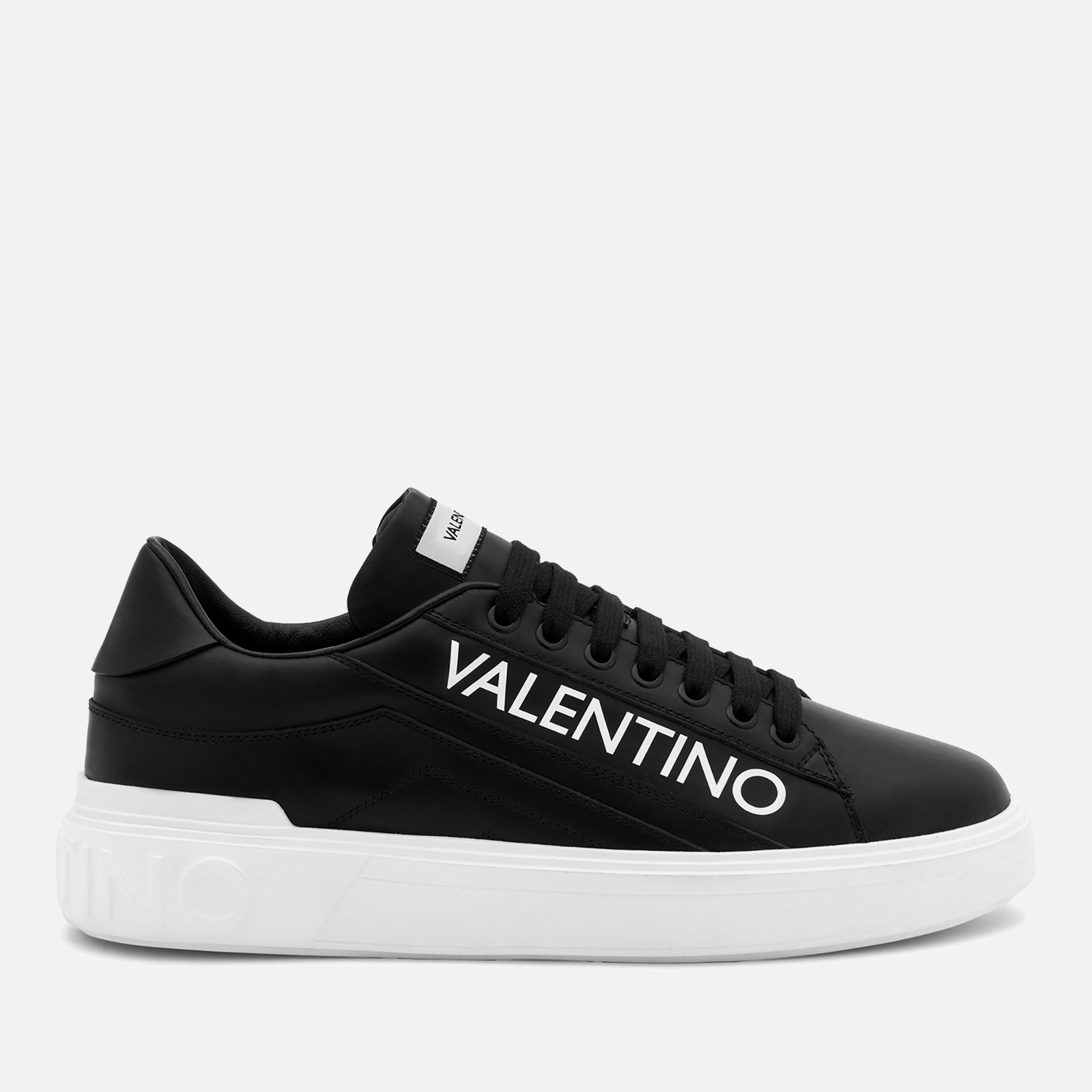 Valentino Men's Rey Leather Low Top Trainers - Black