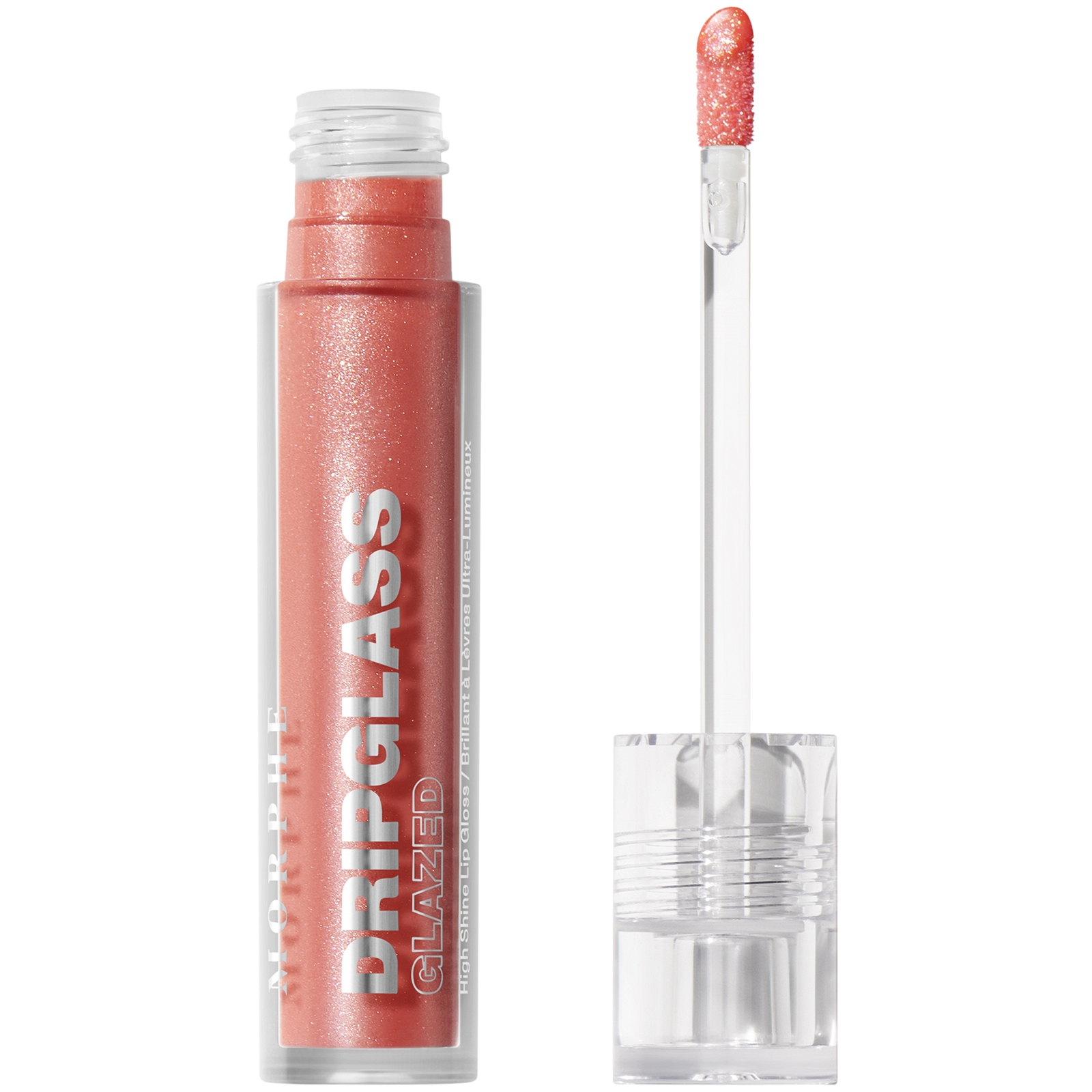 Shop Morphe Aurascape Dripglass Glazed Highshine Pearlized Lip Gloss 3.8ml (various Shades) - Cosmic Coral
