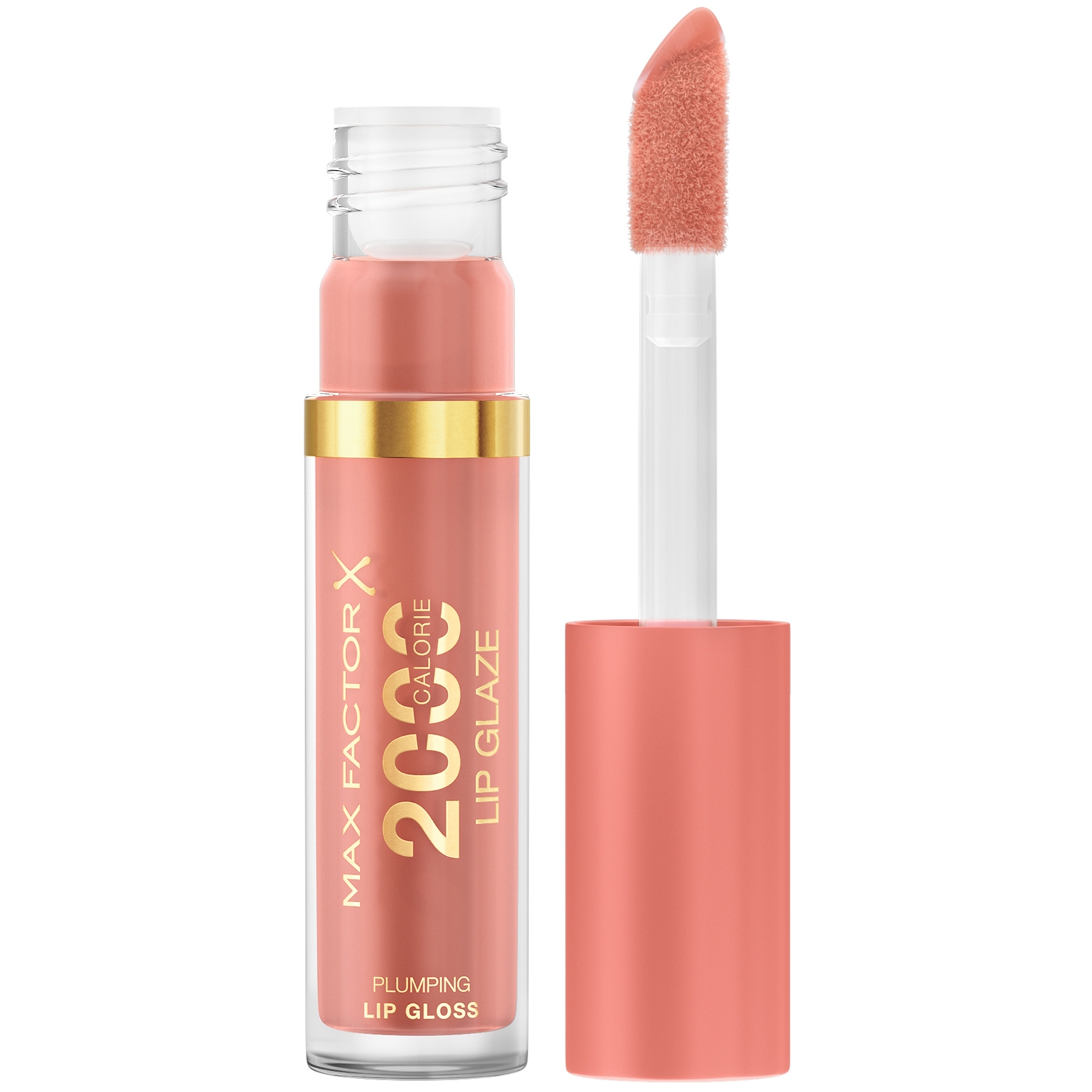 Max Factor 2000 Calorie Lip Glaze Full Shine Tinted Lip Gloss 4.4ml (various Shades) - 050 Guava Flair