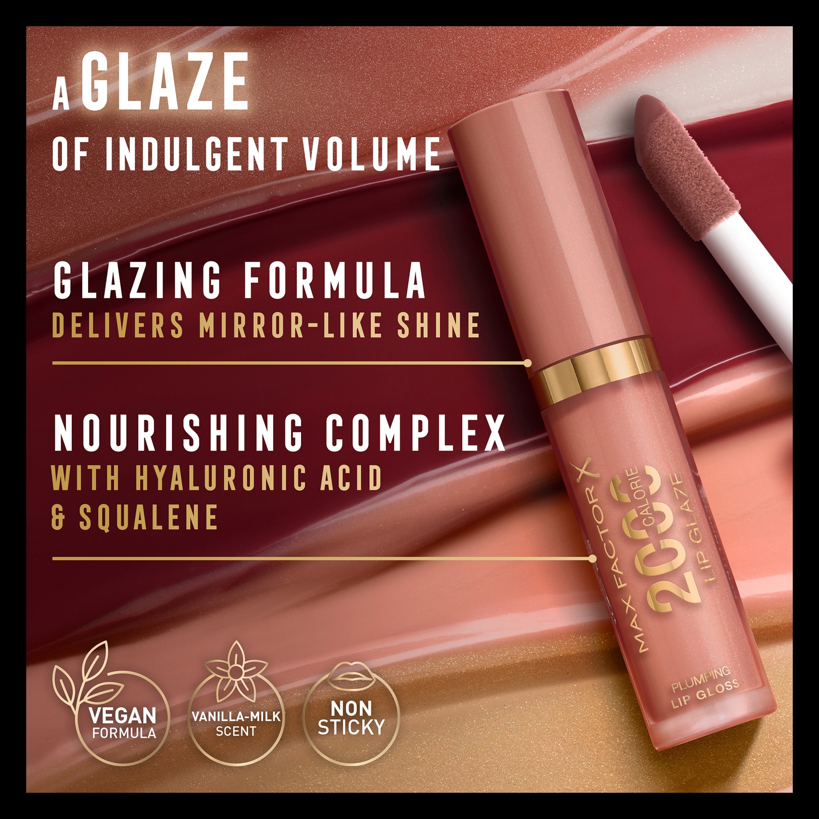 Thumbnail - Max Factor 2000 Calorie Lip Glaze Full Shine Tinted Lip Gloss 4.4ml (Various Shades) - 150 Caramel Swish