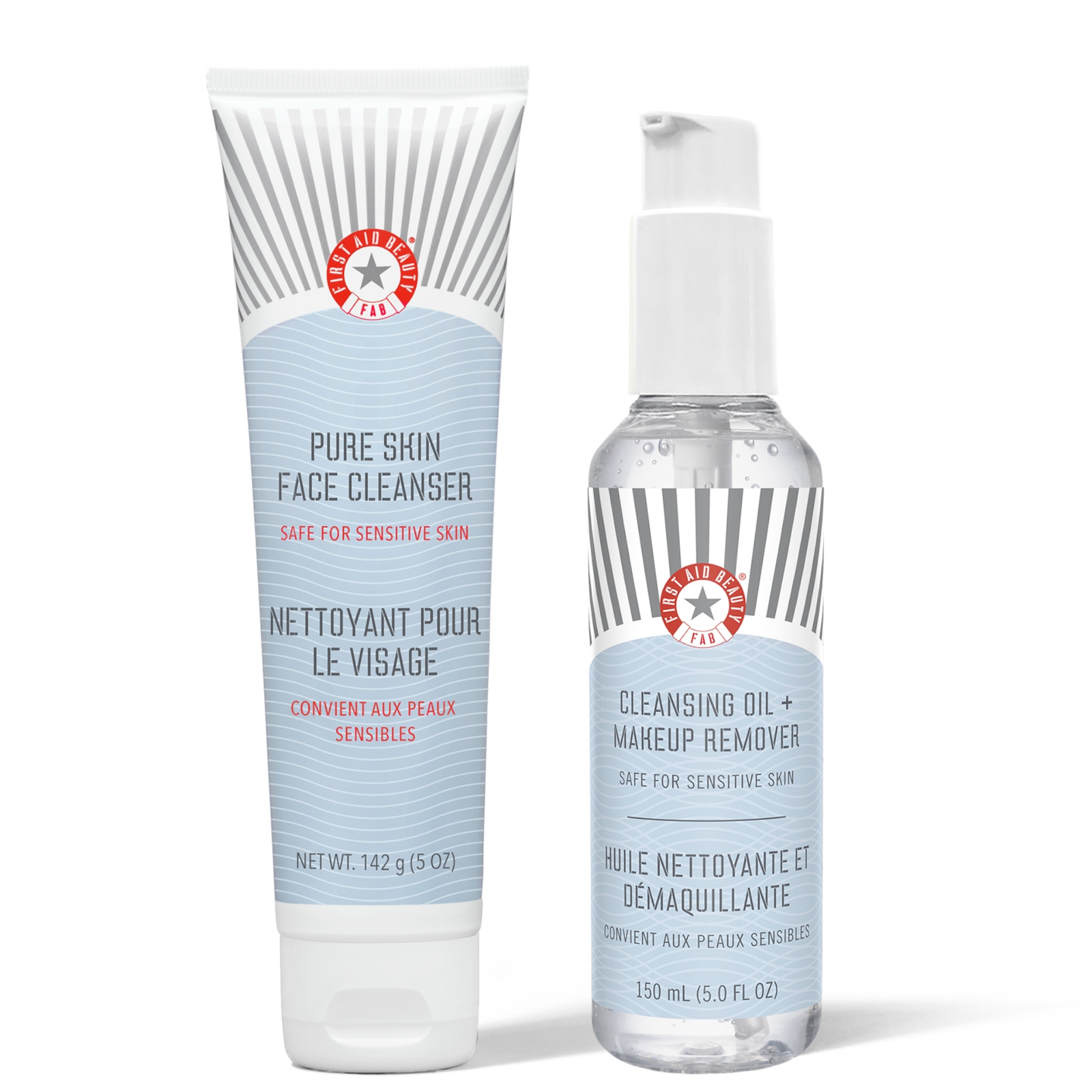 First Aid Beauty Double Cleanse Bundle ($50 Value) In White