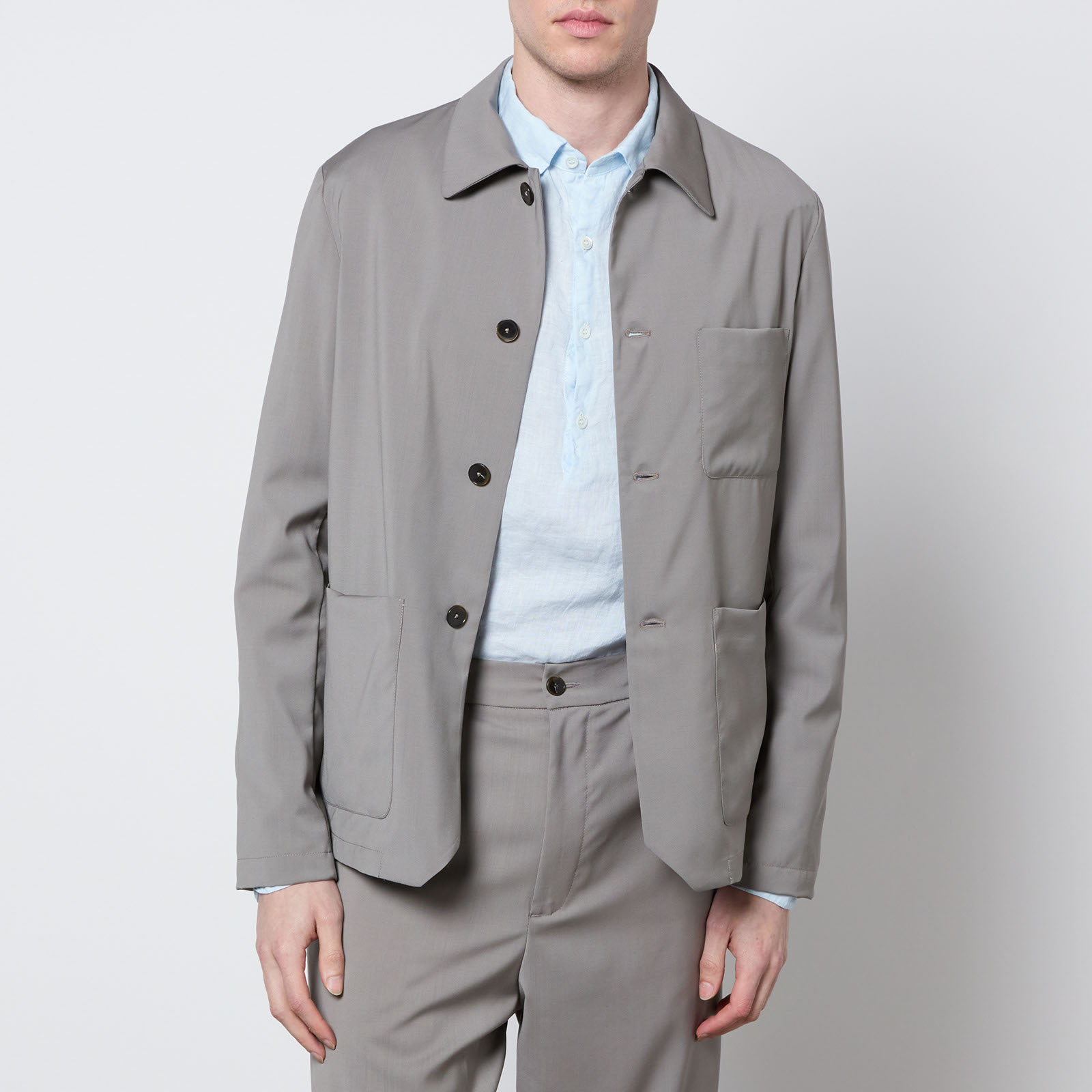 Barena Venezia Visal Tropical Wool Overshirt - IT 52/XL