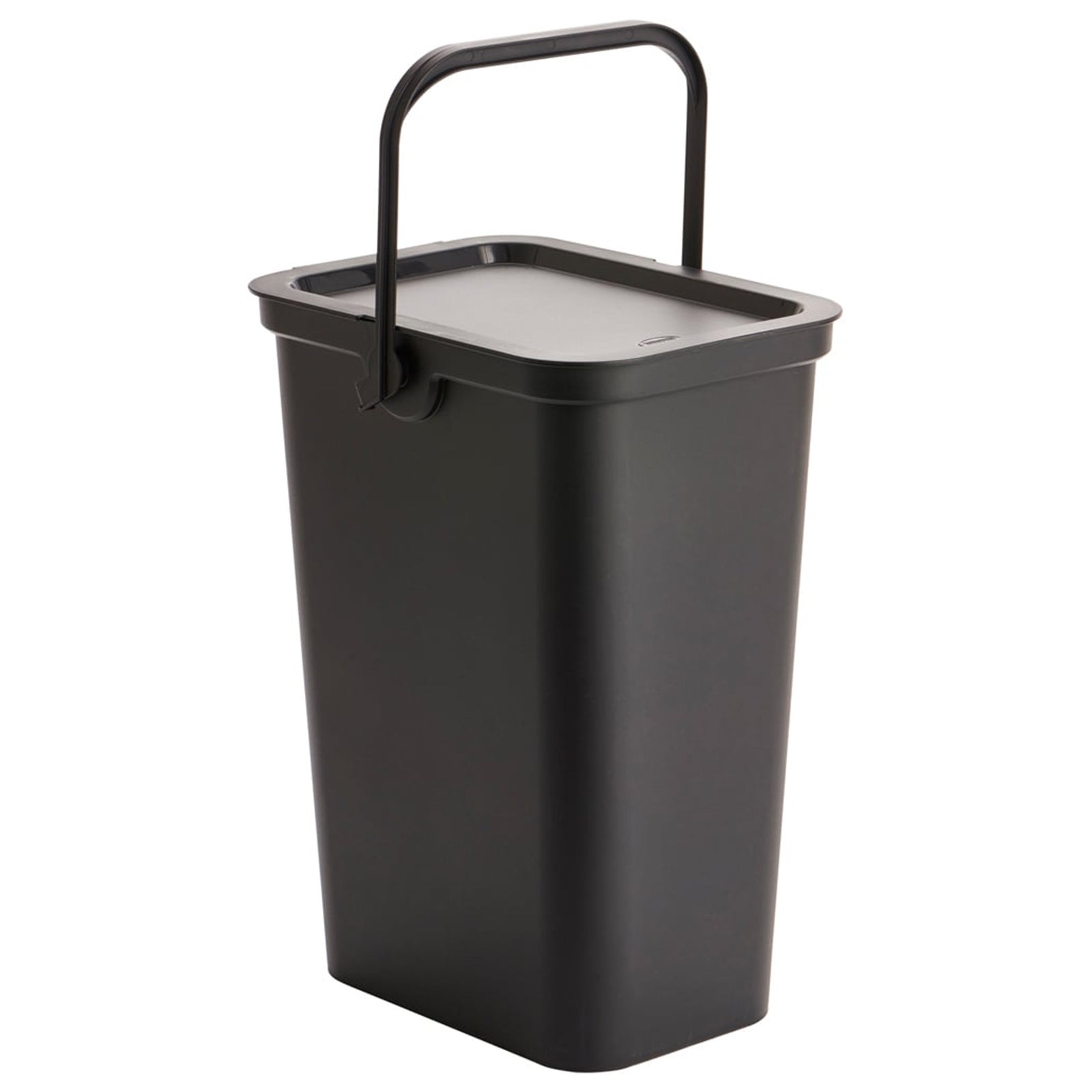 25L Recycling Bin with Handle - Black - Image 1