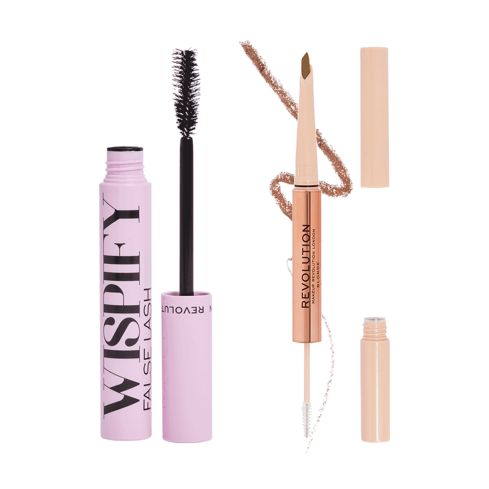 Revolution Wispify and Fluffy Brow Bundle (Various Shades) - Blonde