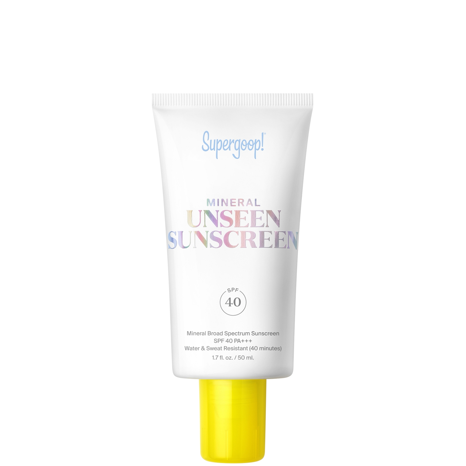 Shop Supergoop Unseen Sunscreen Mineral Spf 40 50ml