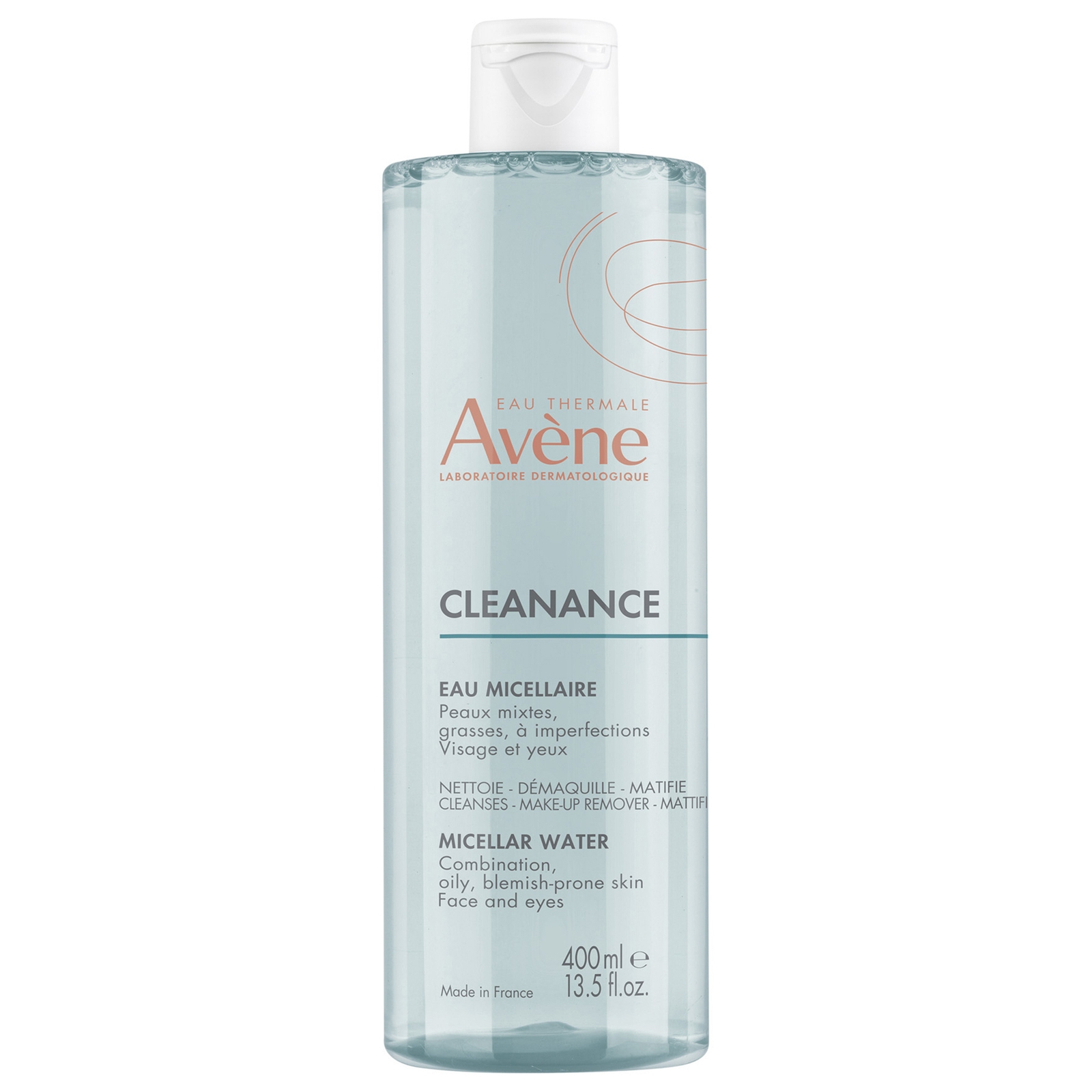 Avene CLEANANCE Micellar Water for Oily, Blemish-Prone Skin 400ml