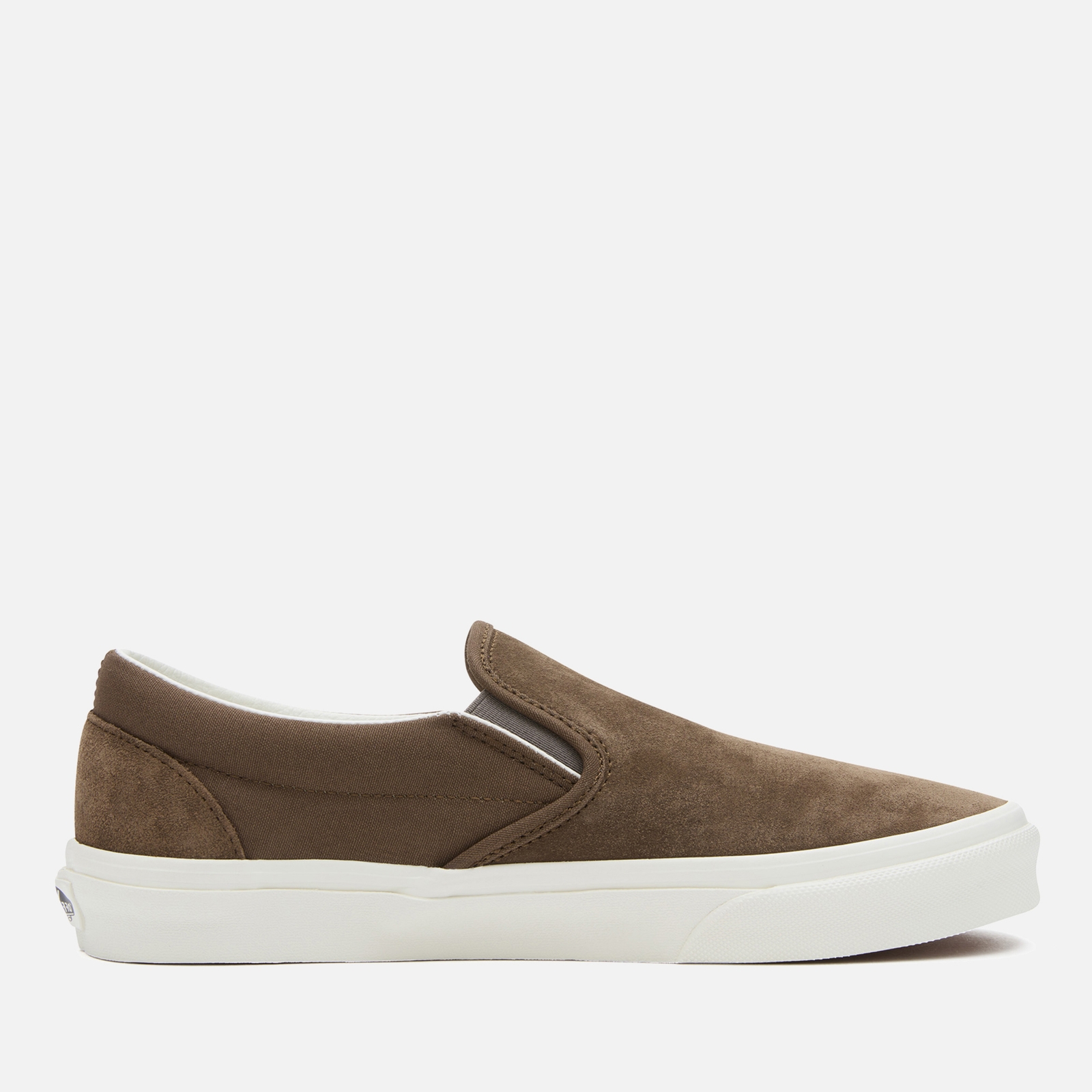 Vans Men's Classic Suede and Canvas Slip On Trainers - UK 7