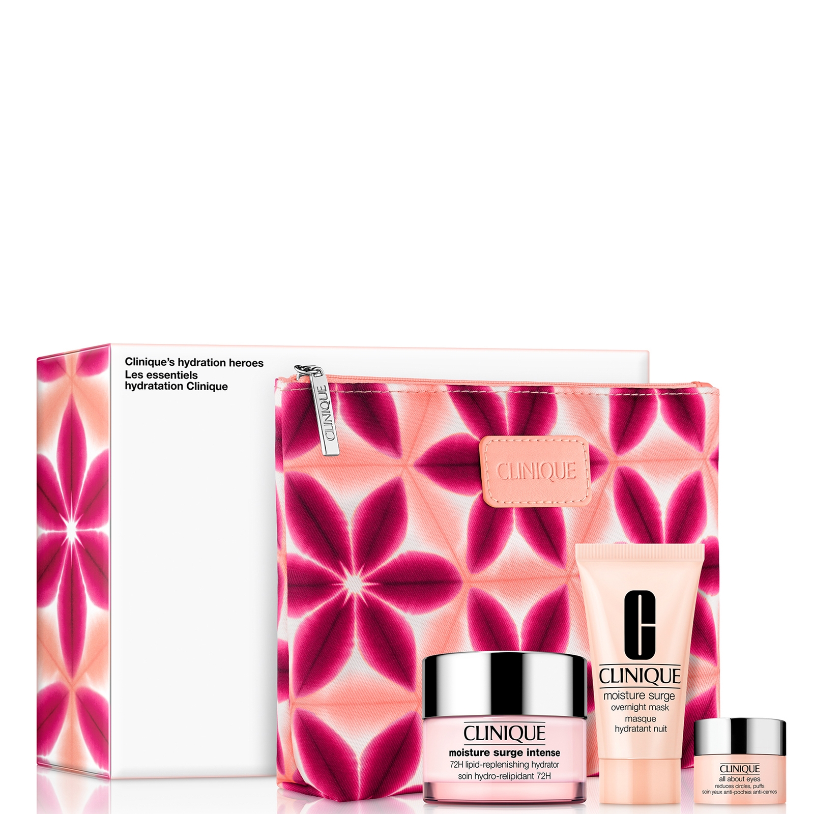 Clinique Moisture Surge Hydration Heroes: Skincare Gift Set In White