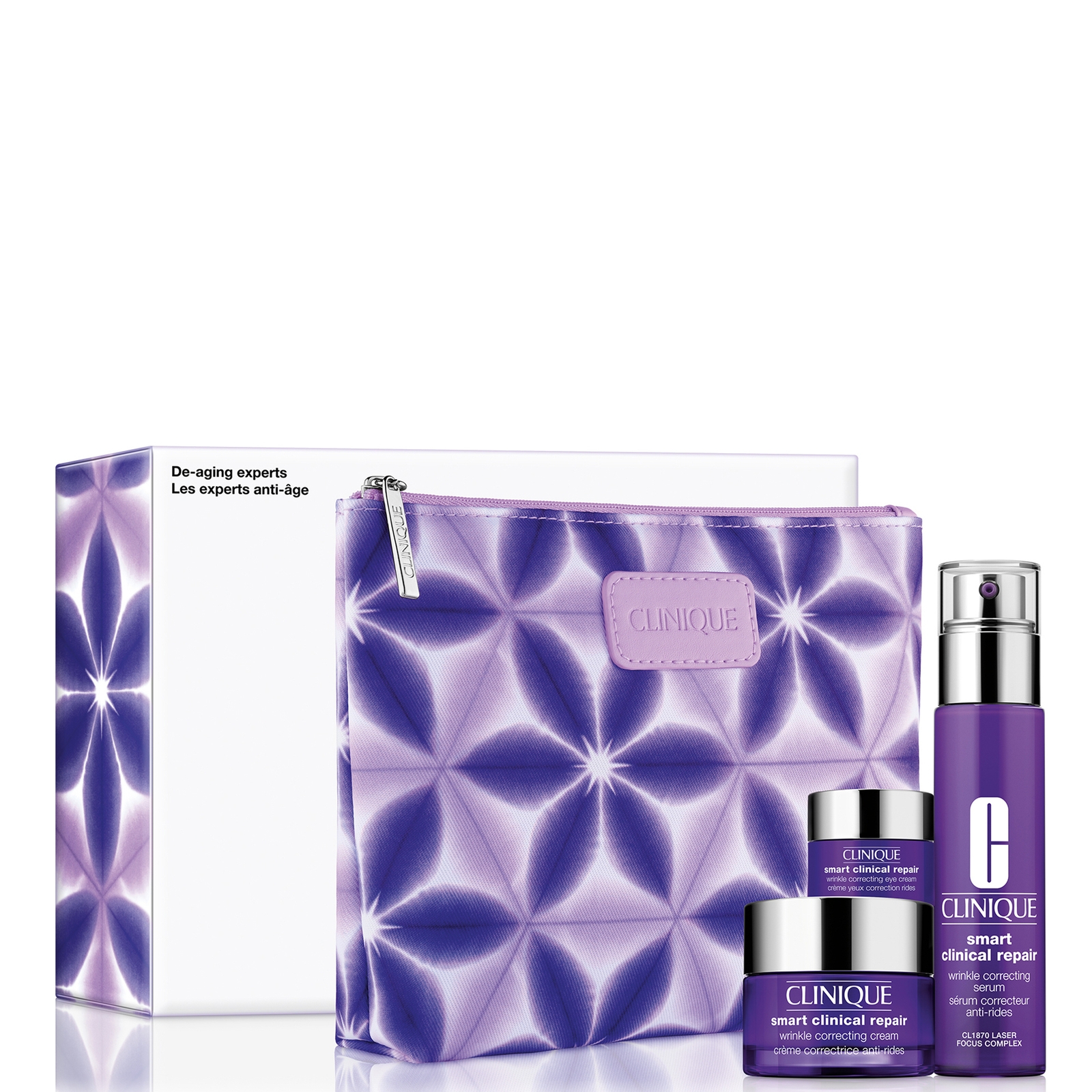 Clinique Anti-ageing Experts Serum Skincare Gift Set In White
