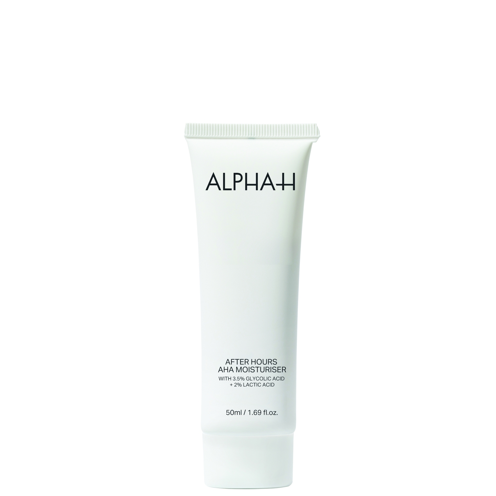 Alpha-h After Hours Aha Moisturiser With 3.5% Glycolic Acid + 2.5% Lactic Acid 50ml In White