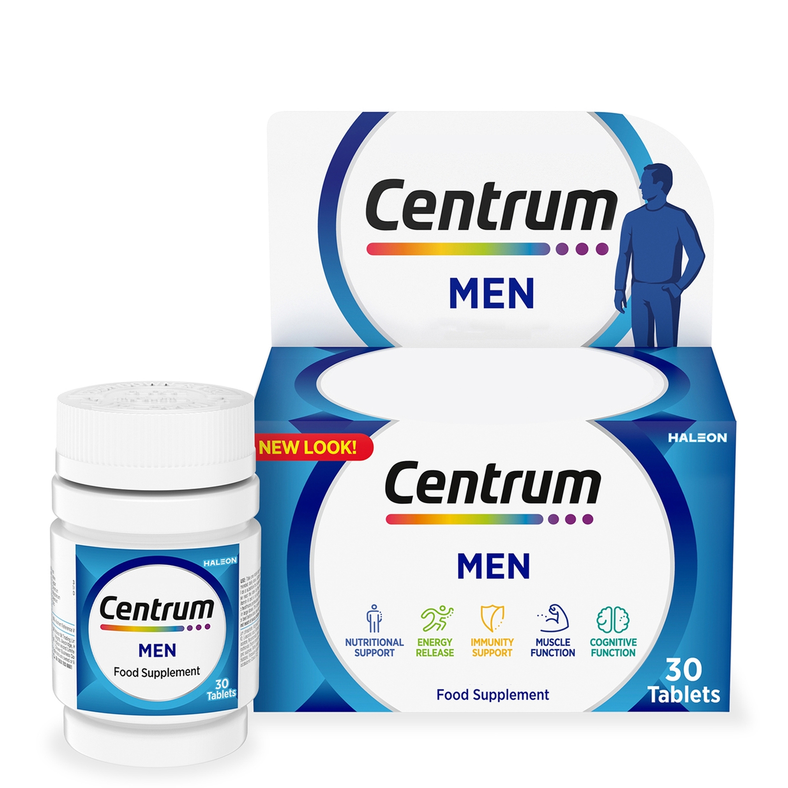 Centrum Men's Multivitamins and Minerals Tablets - 30 Tablets