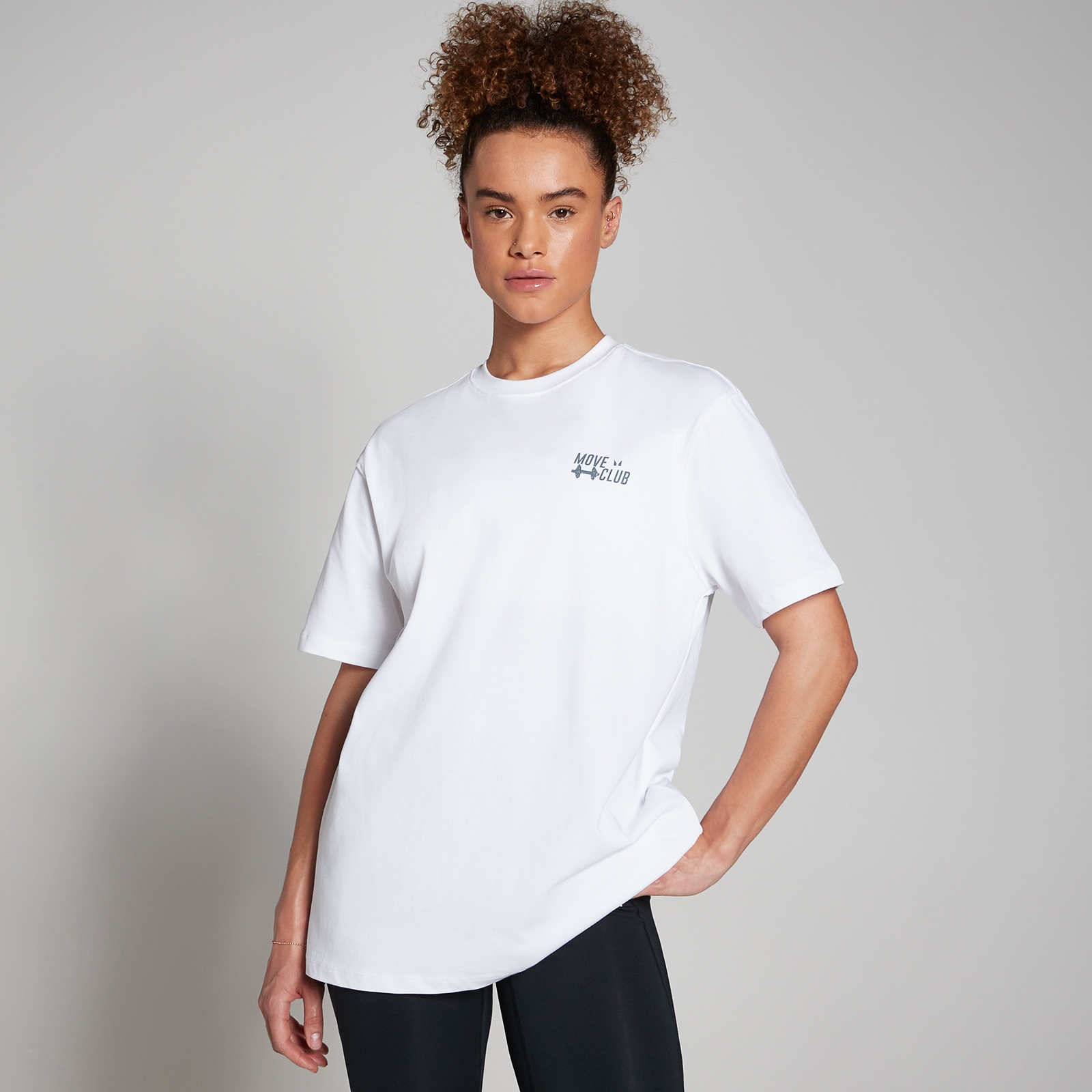 5059883419947 - FIBO Oversized Move Club T-Shirt – Weiß - XXS-XS 5059883419947 - FIBO Oversized Move Club T-Shirt – Weiß - XXS-XS
