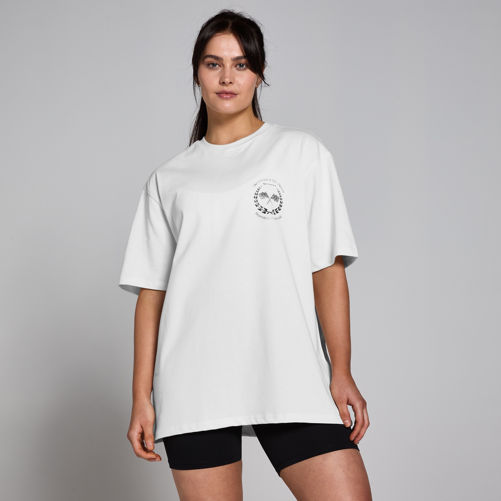 5059883420370 - World Wide T-Shirt mit Grafik – Cremefarben - XXL-XXXL