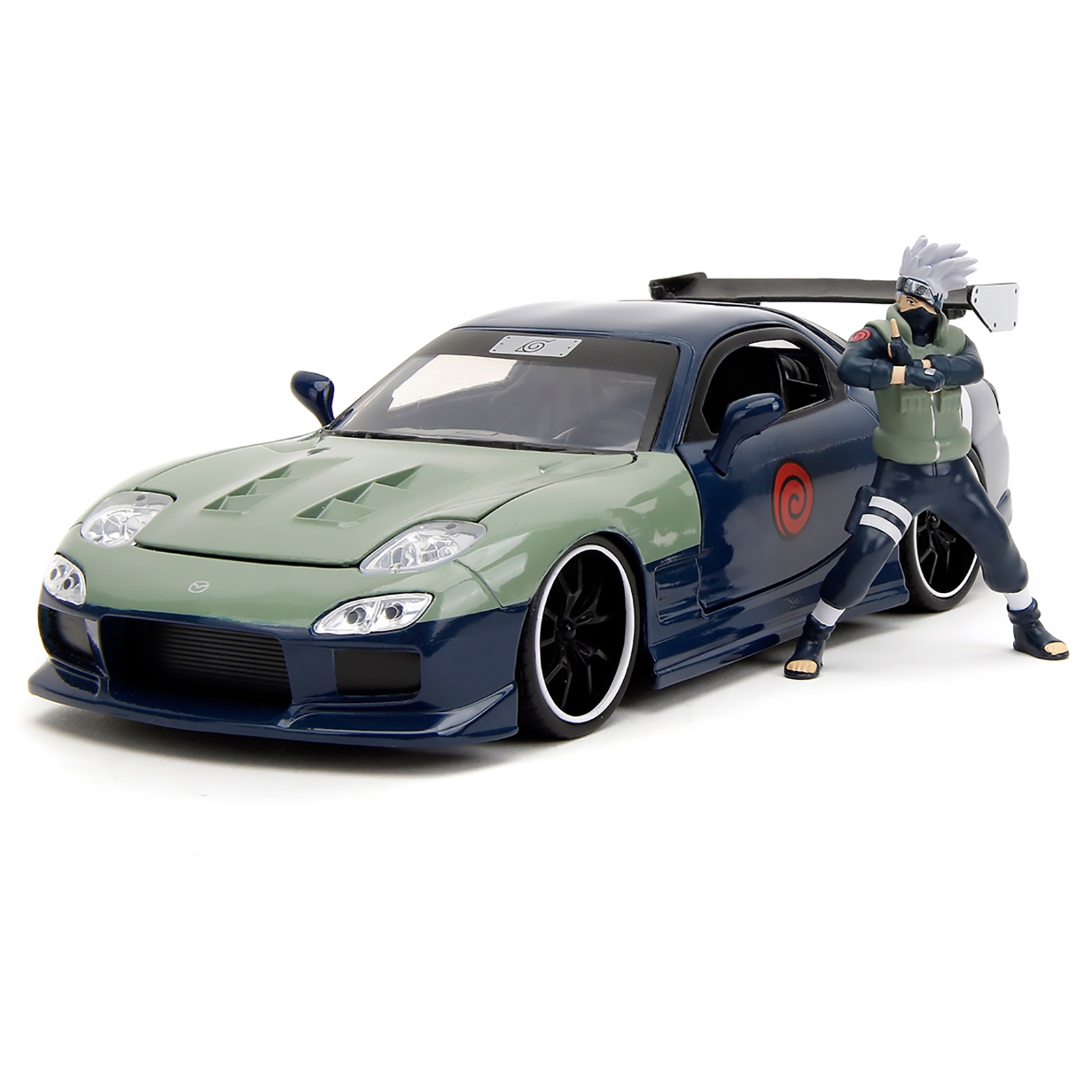 Jada Hollywood Rides 1:24 Scale Diecast 1993 Mazda RX-7 With Kakashi Figure