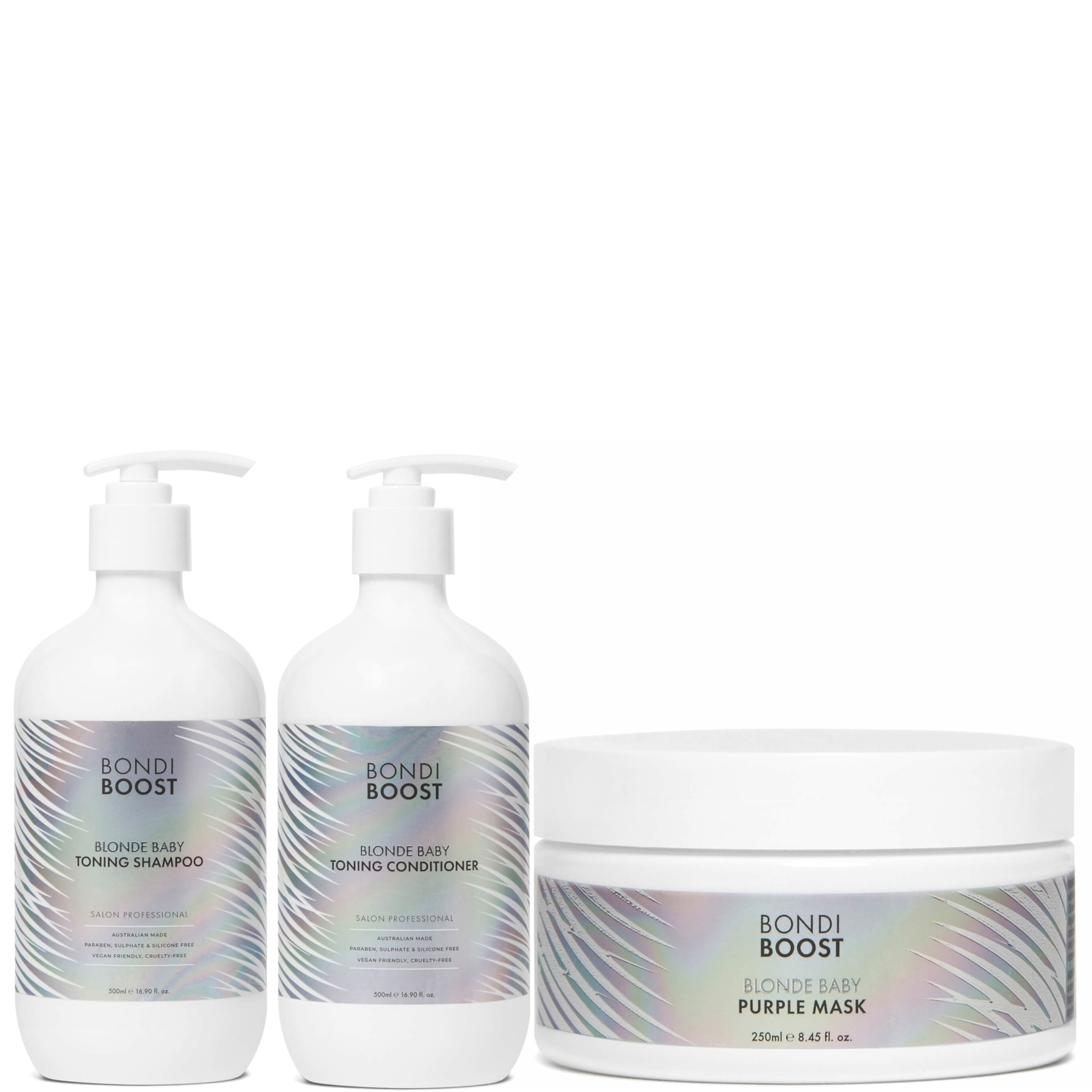 

BondiBoost Blonde Baby Trio