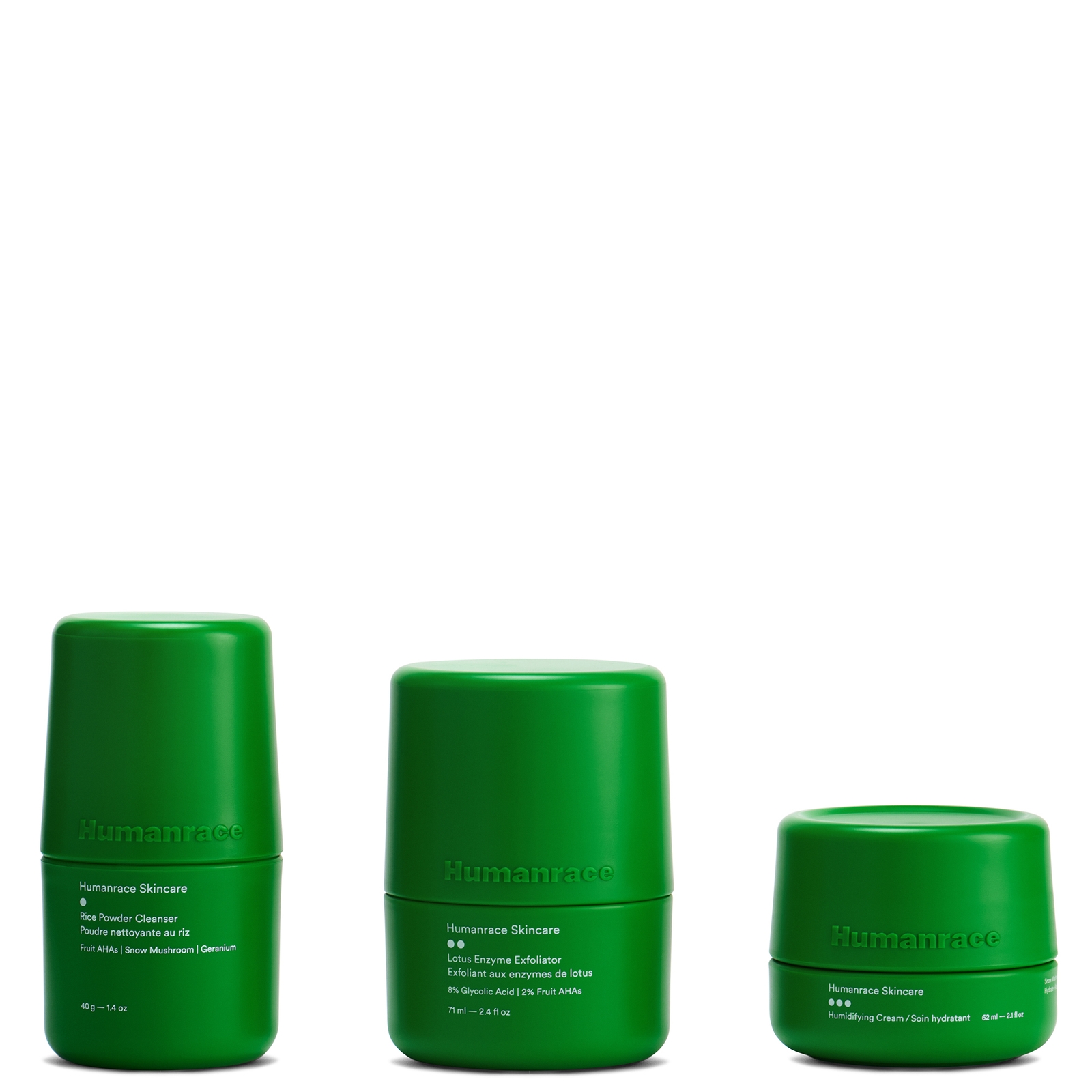 Humanrace Three Minute Facial Routine Pack