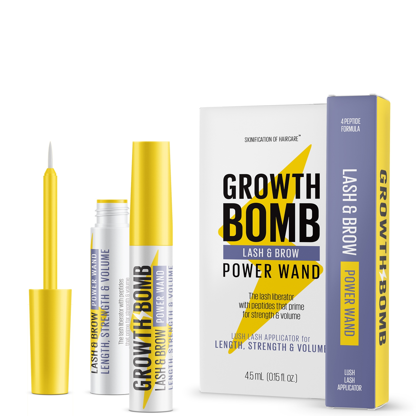 

Growth Bomb Lash and Brow Power Wand 4.5ml