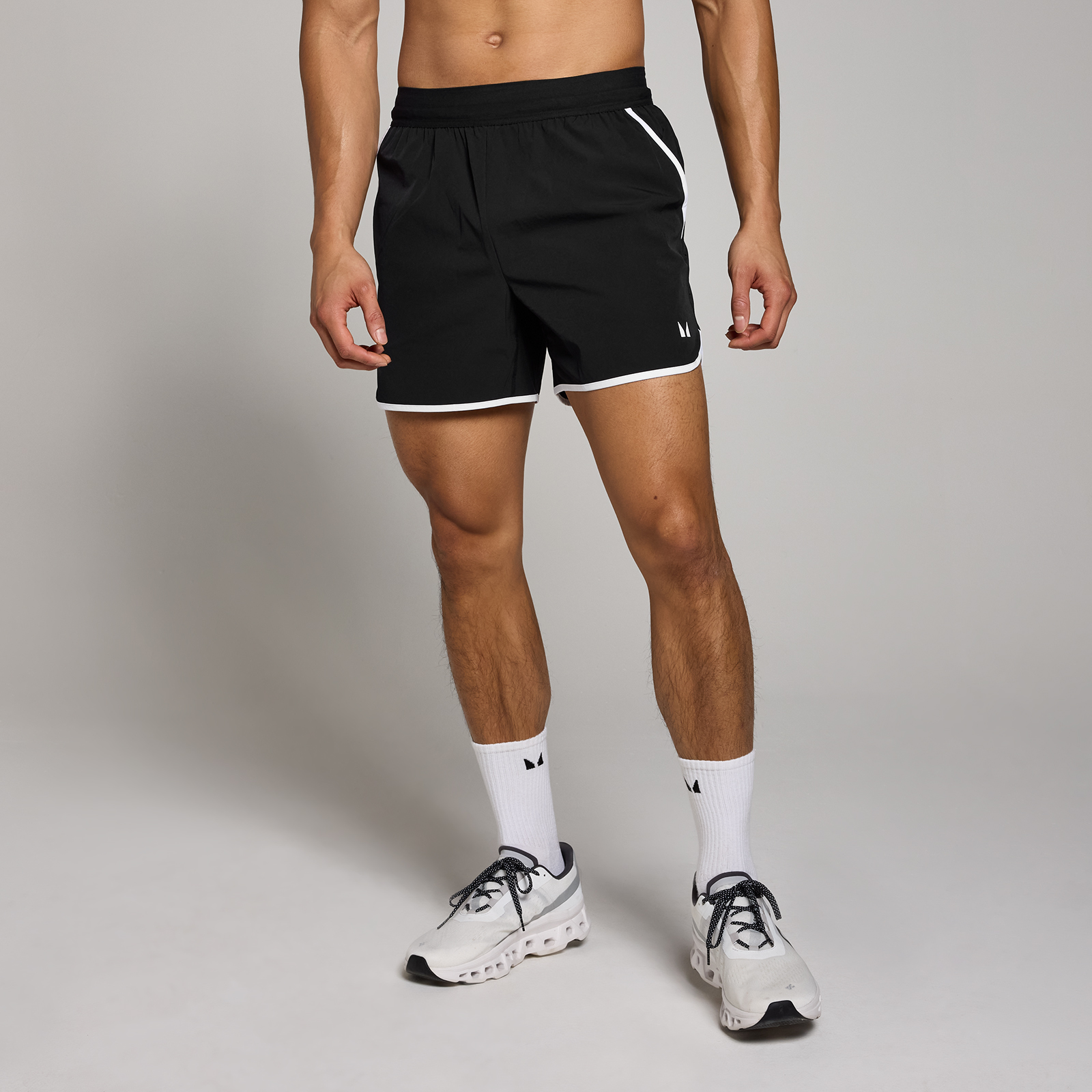 Pantaloncini sportivi in tessuto 13 cm MP da uomo - Neri  - L