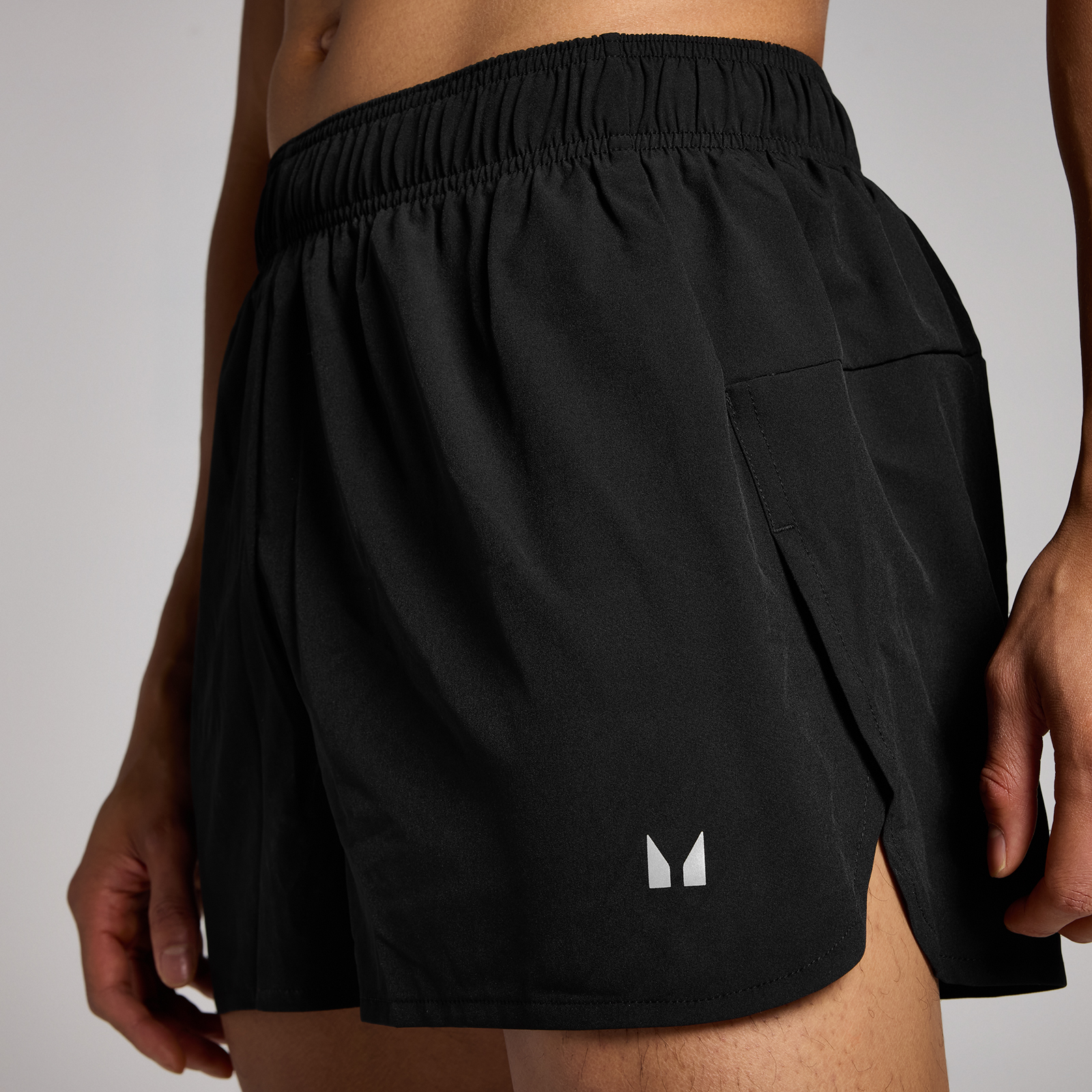 Thumbnail - MP Herren 7,5-cm-Trainingsshorts – Schwarz - L