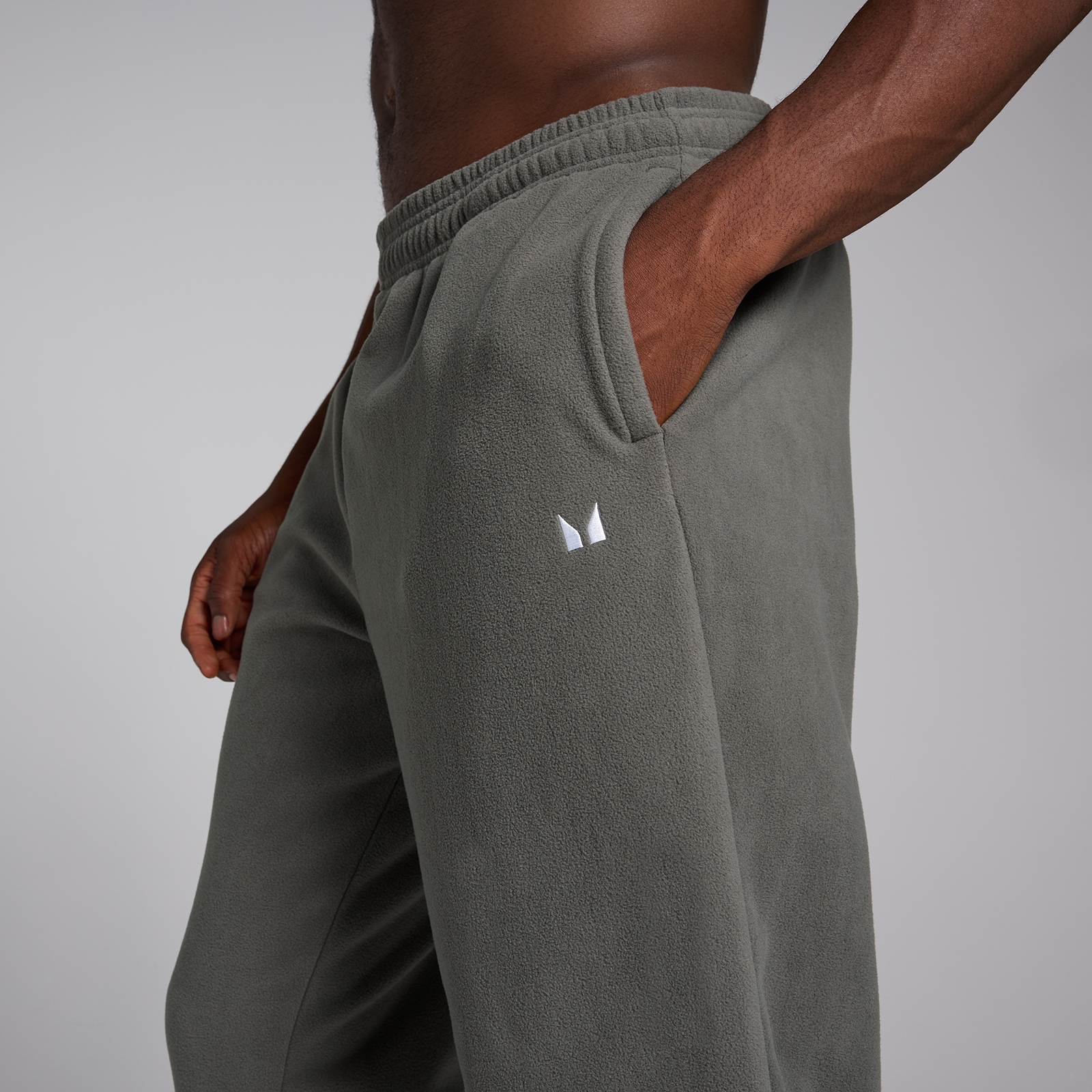 Thumbnail - MP Herren Fleece-Jogginghose – Gun Metal - XS