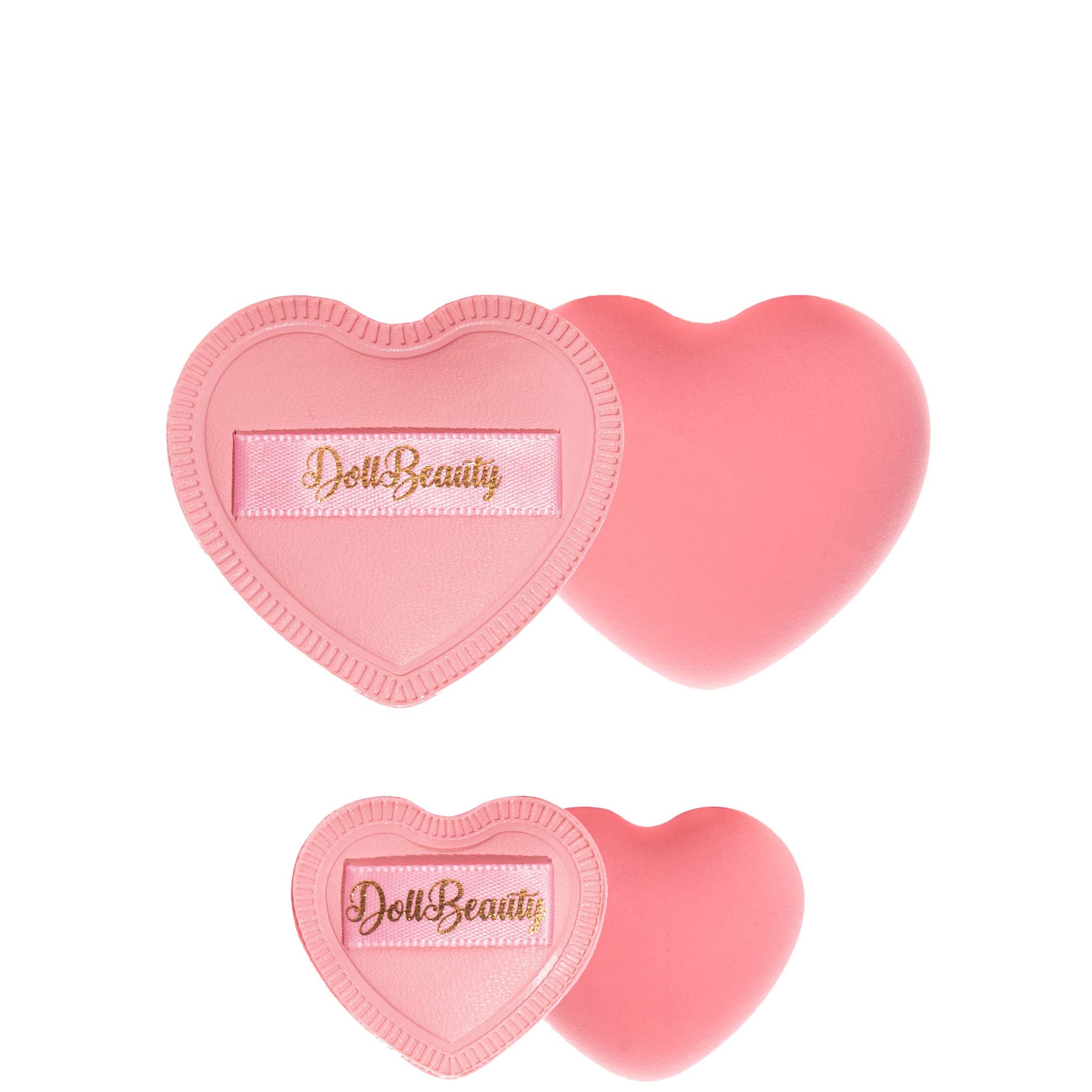 Doll Beauty When 2 Hearts Collide Powder Puff In White
