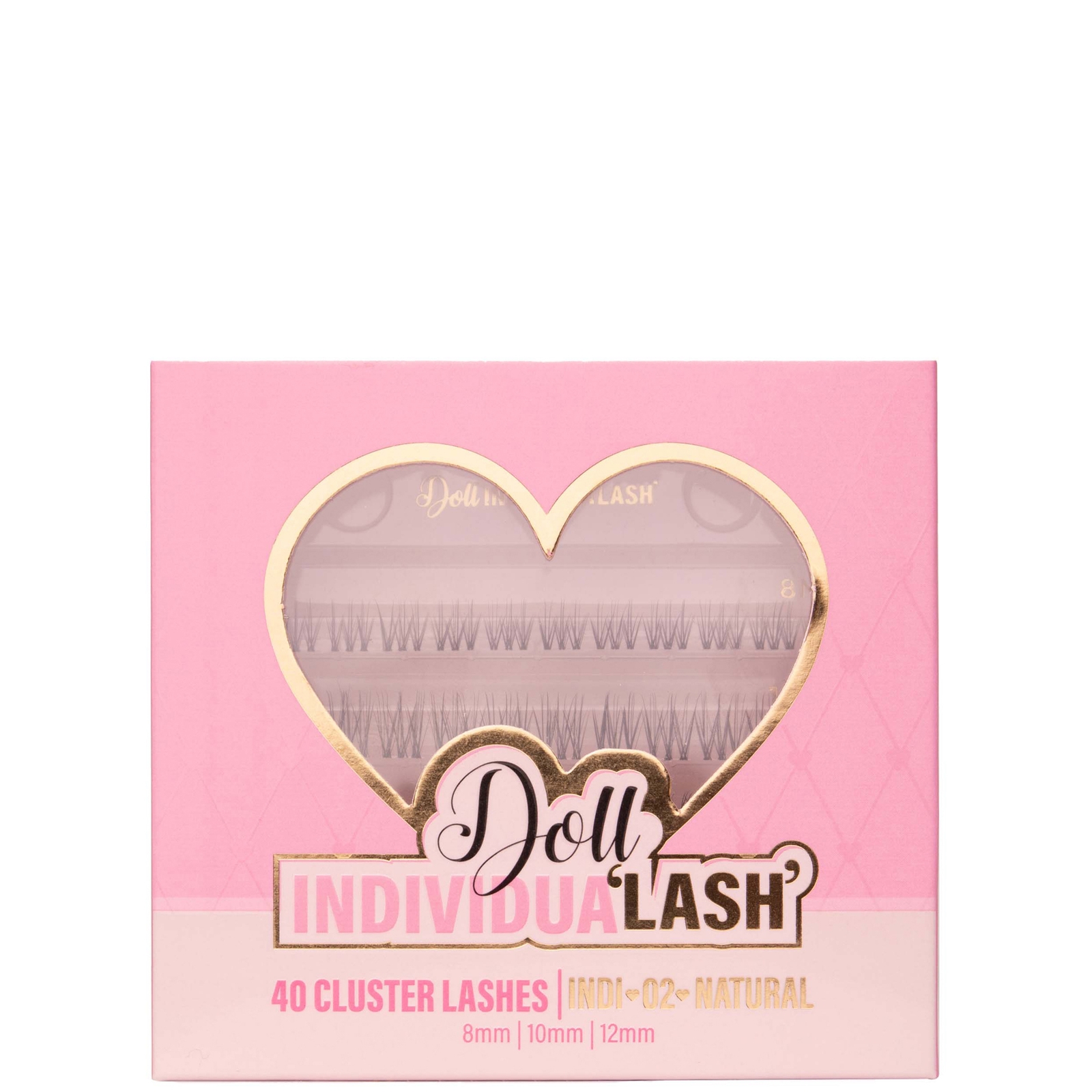 Doll Beauty Individual Lashes - Natural 02 In White