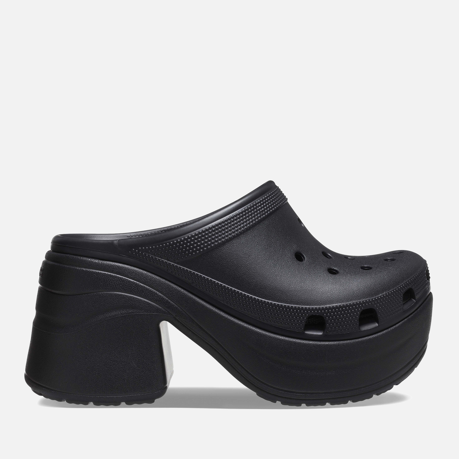 Crocs Women's Siren Clogs - Black - UK W5