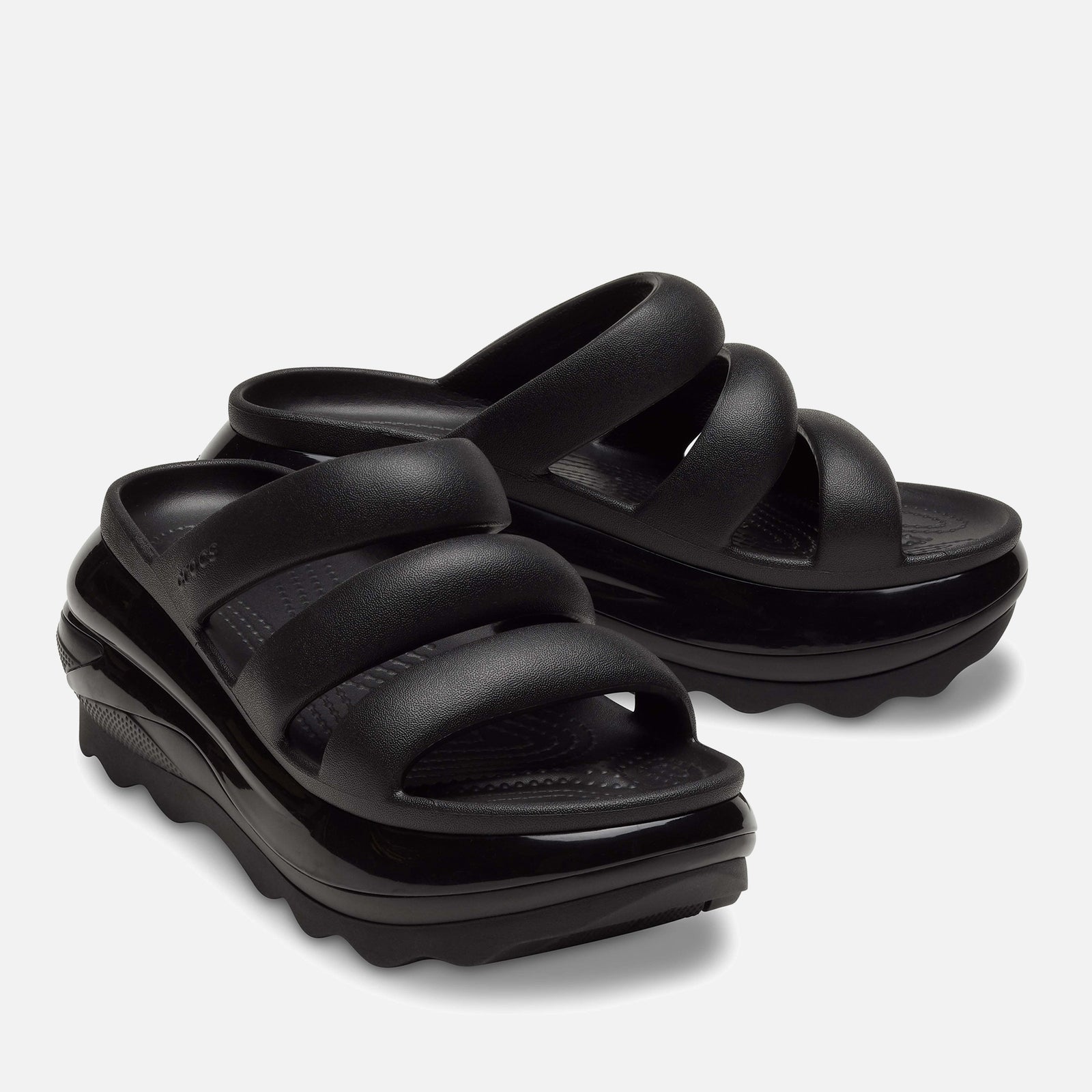 Crocs Women's Mega Crush Triple Strap Croslite™ Sandals - Uk M4/W5
