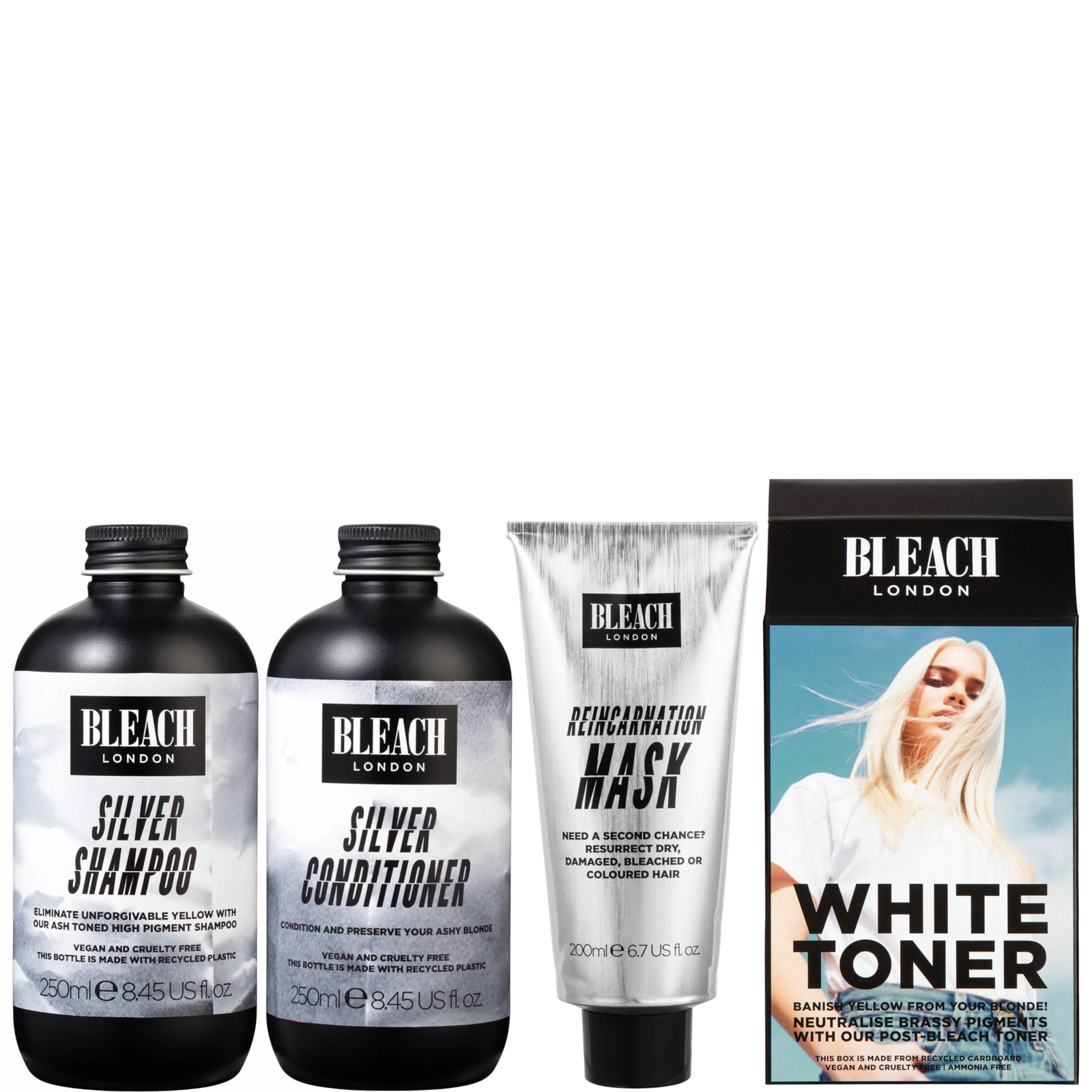Bleach London Platinum Blonde Maintenance Routine In Multi