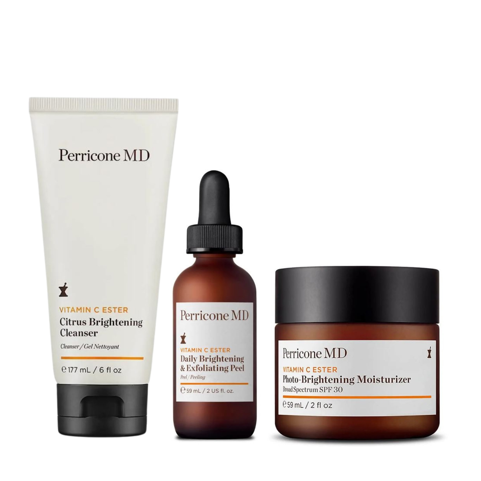 Perricone Md Smooth & Brighten Routine In White