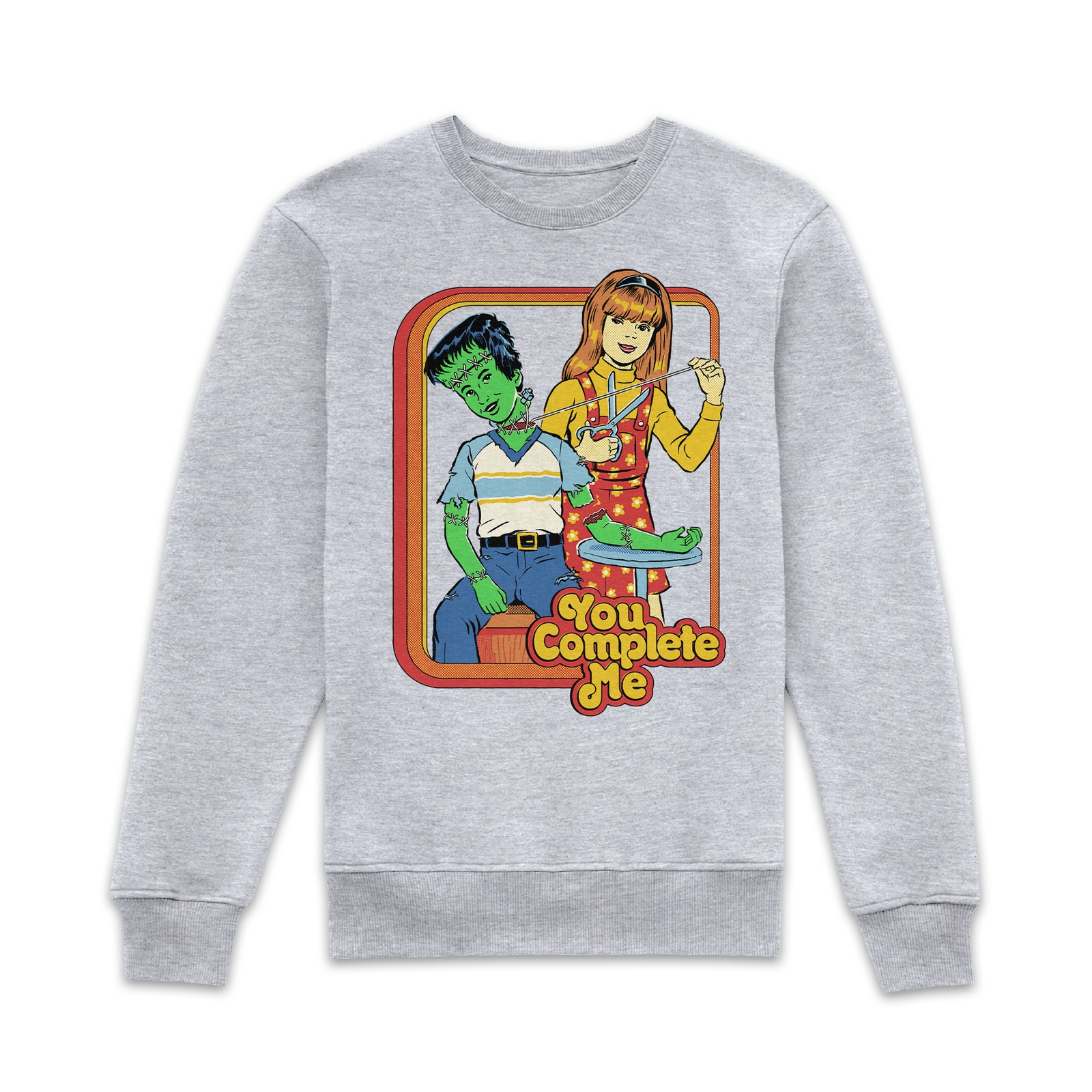 Steven Rhodes You Complete Me Sweatshirt - Grey - L - Grigio