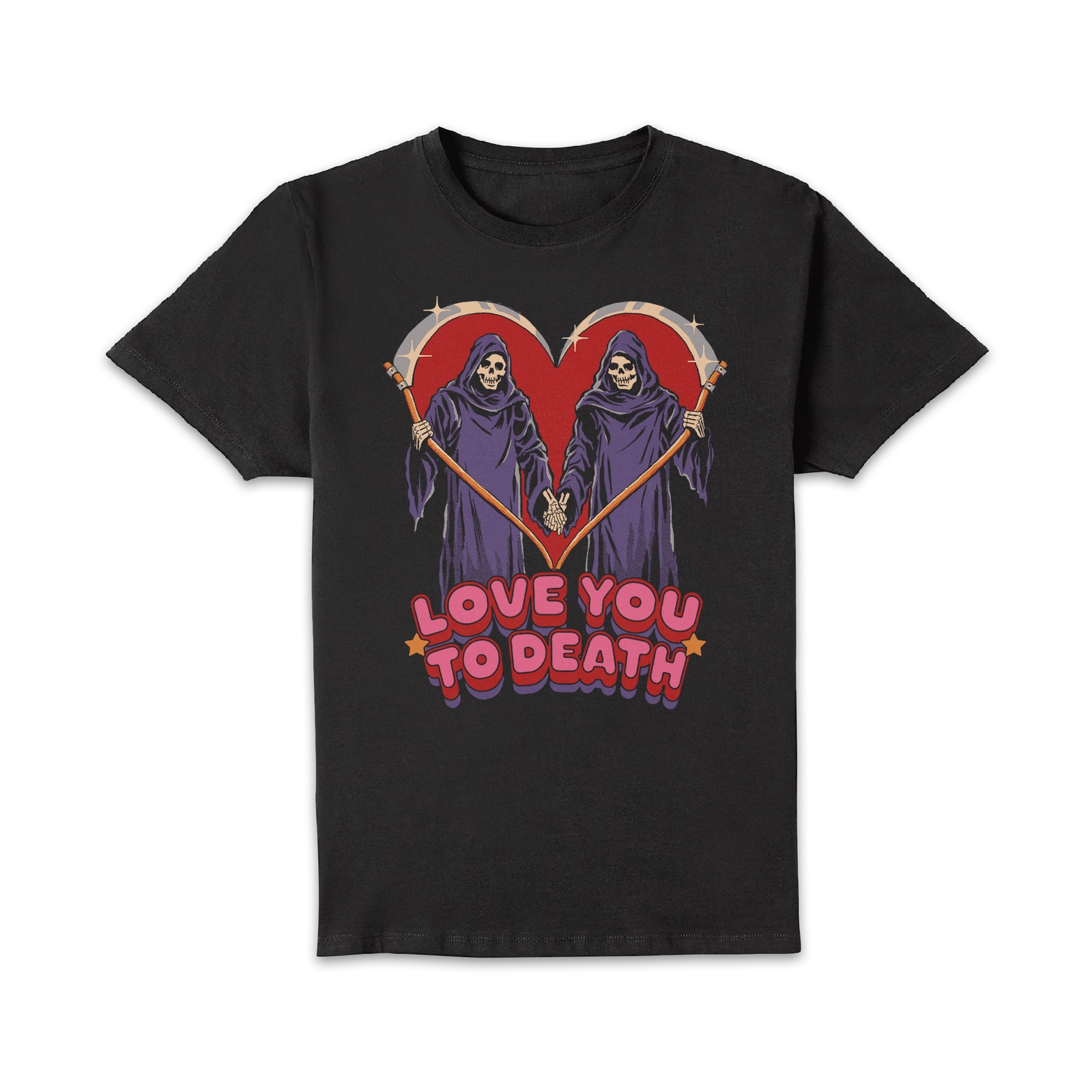

Steven Rhodes Love You To Death Men's T-Shirt - Black - M - Nero