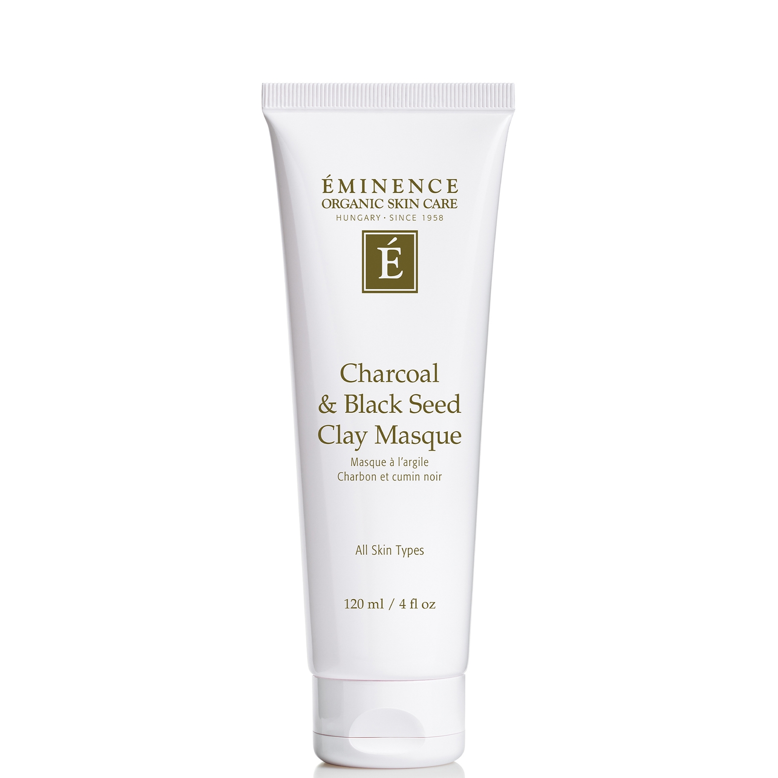 Eminence Organic Skin Care Charcoal And Black Seed Clay Masque 60ml In White