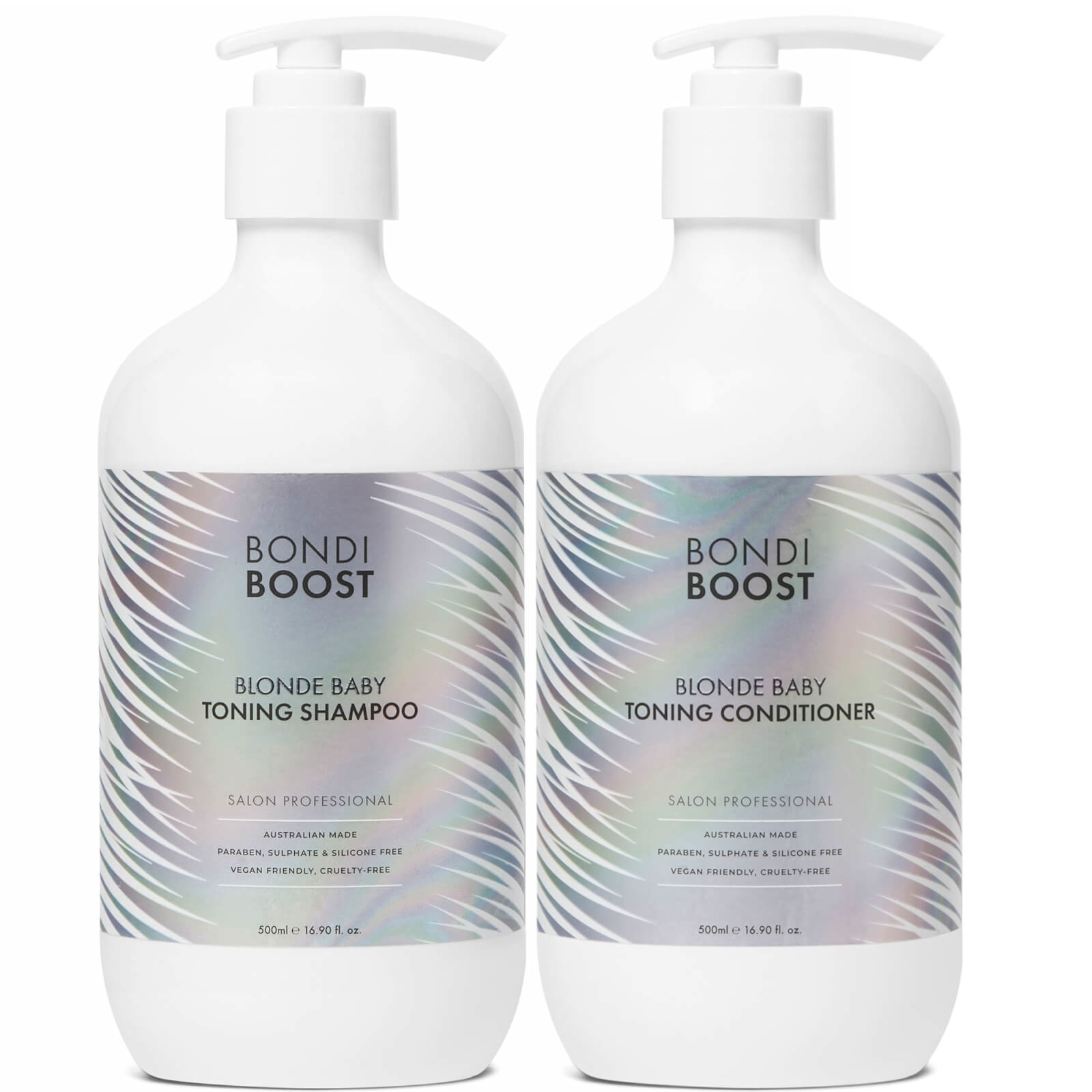 Image of BondiBoost Blond Baby Shampoo and Conditioner 500ml Bundle