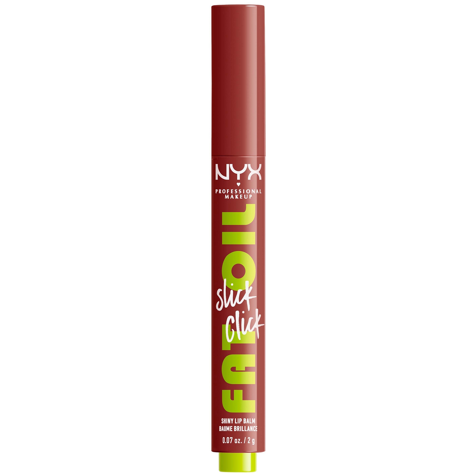 Nyx Professional Makeup Fat Oil Slick Click Lip Balm 2ml (various Shades) - Going Viral In White