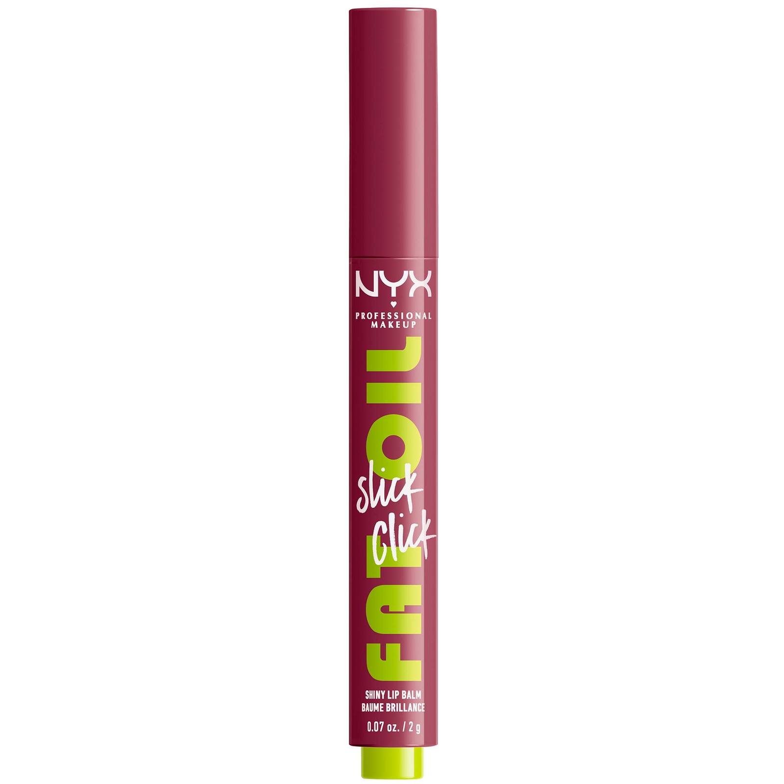 Nyx Professional Makeup Fat Oil Slick Click Lip Balm 2ml (various Shades) - That's Major In White