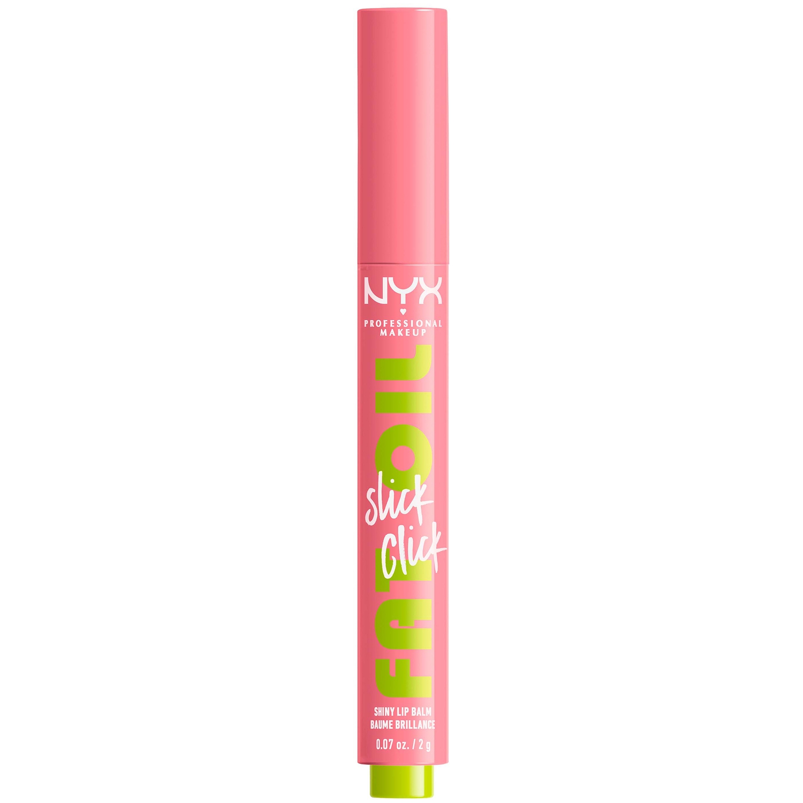 Nyx Professional Makeup Fat Oil Slick Click Lip Balm 2ml (various Shades) - Clout In White