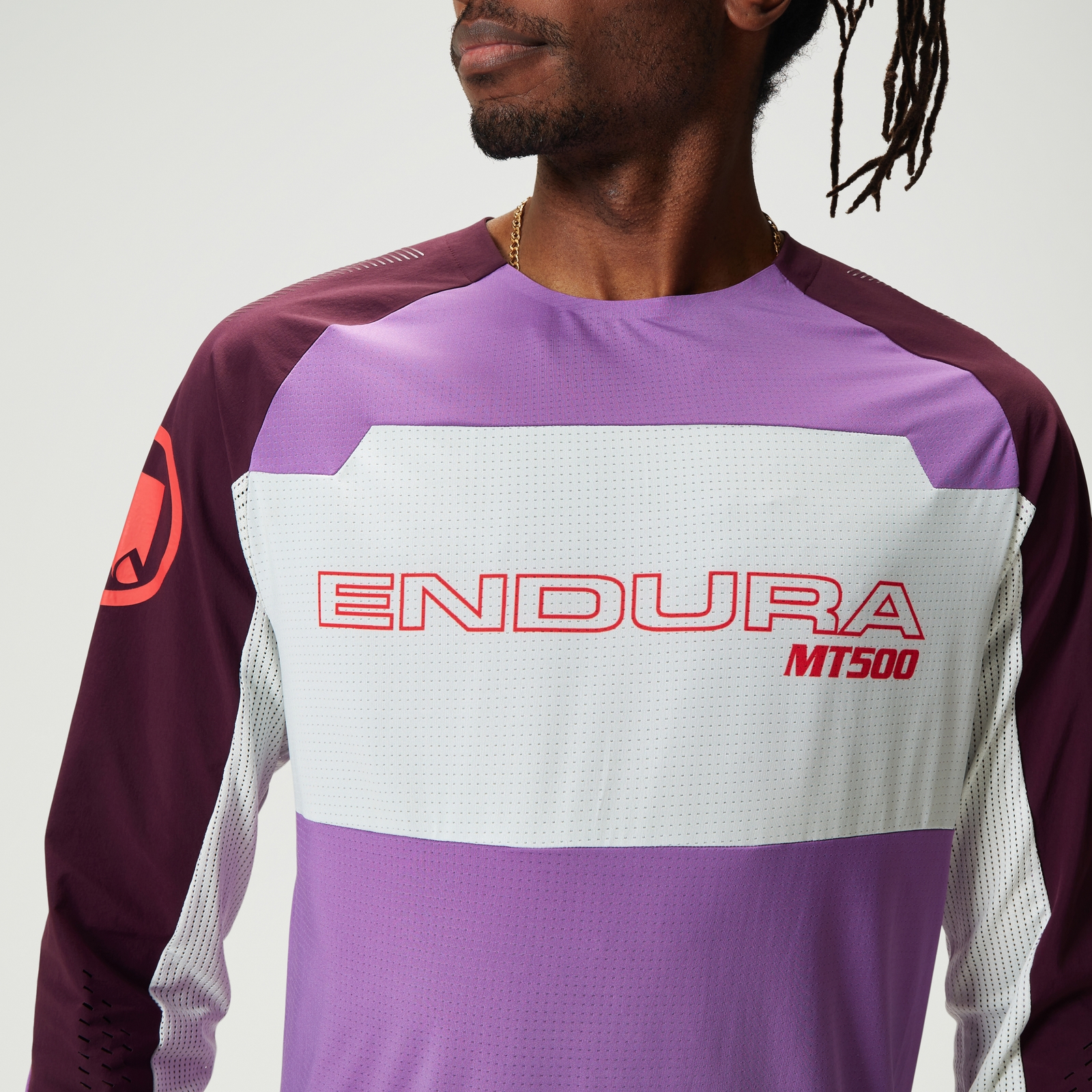 Endura Men's MT500 Burner Lite L/S Tee - Thistle | Extra 10% off first order.