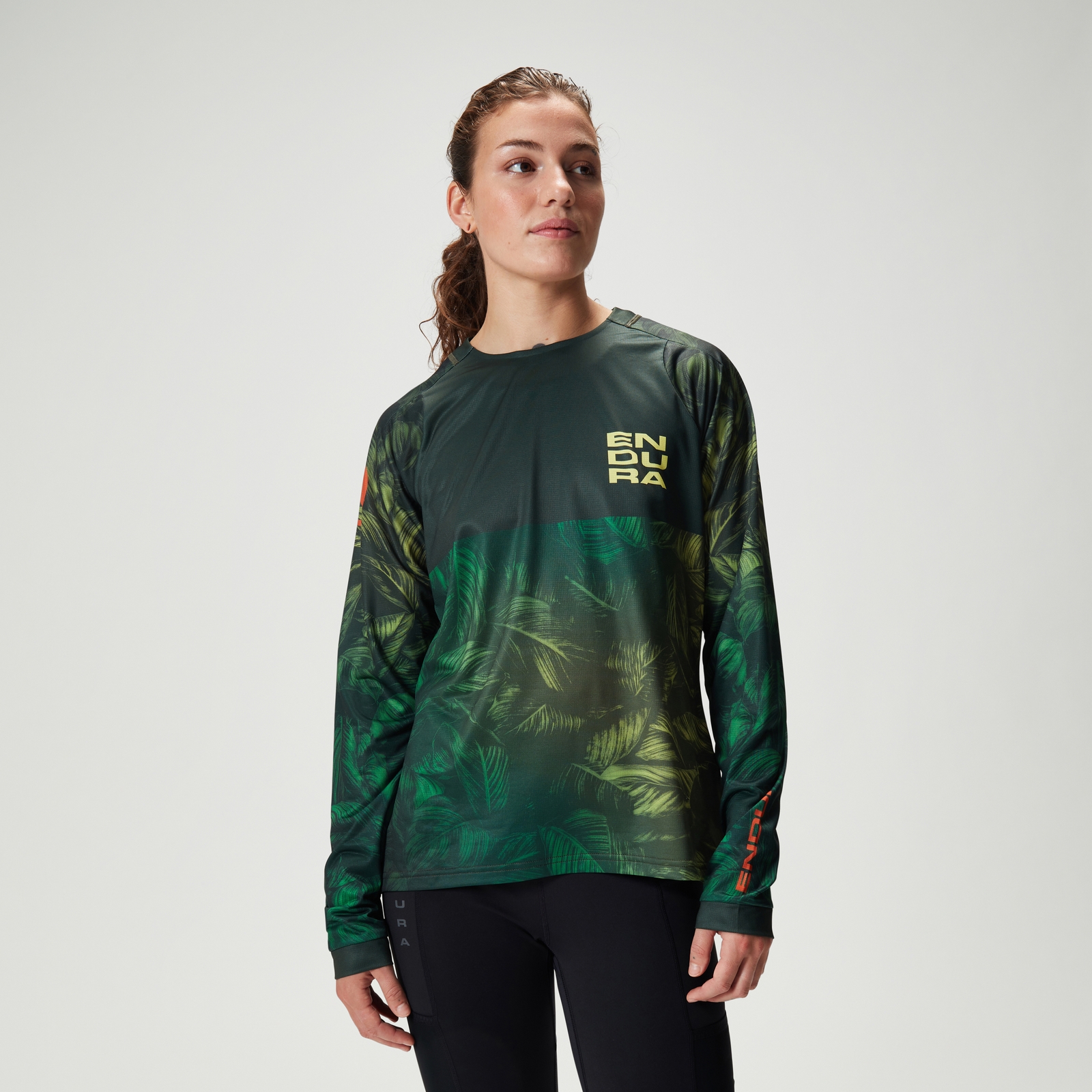 Endura Women's Tropical L/S Tee LTD - Ghillie Green | Extra 10% off first order.